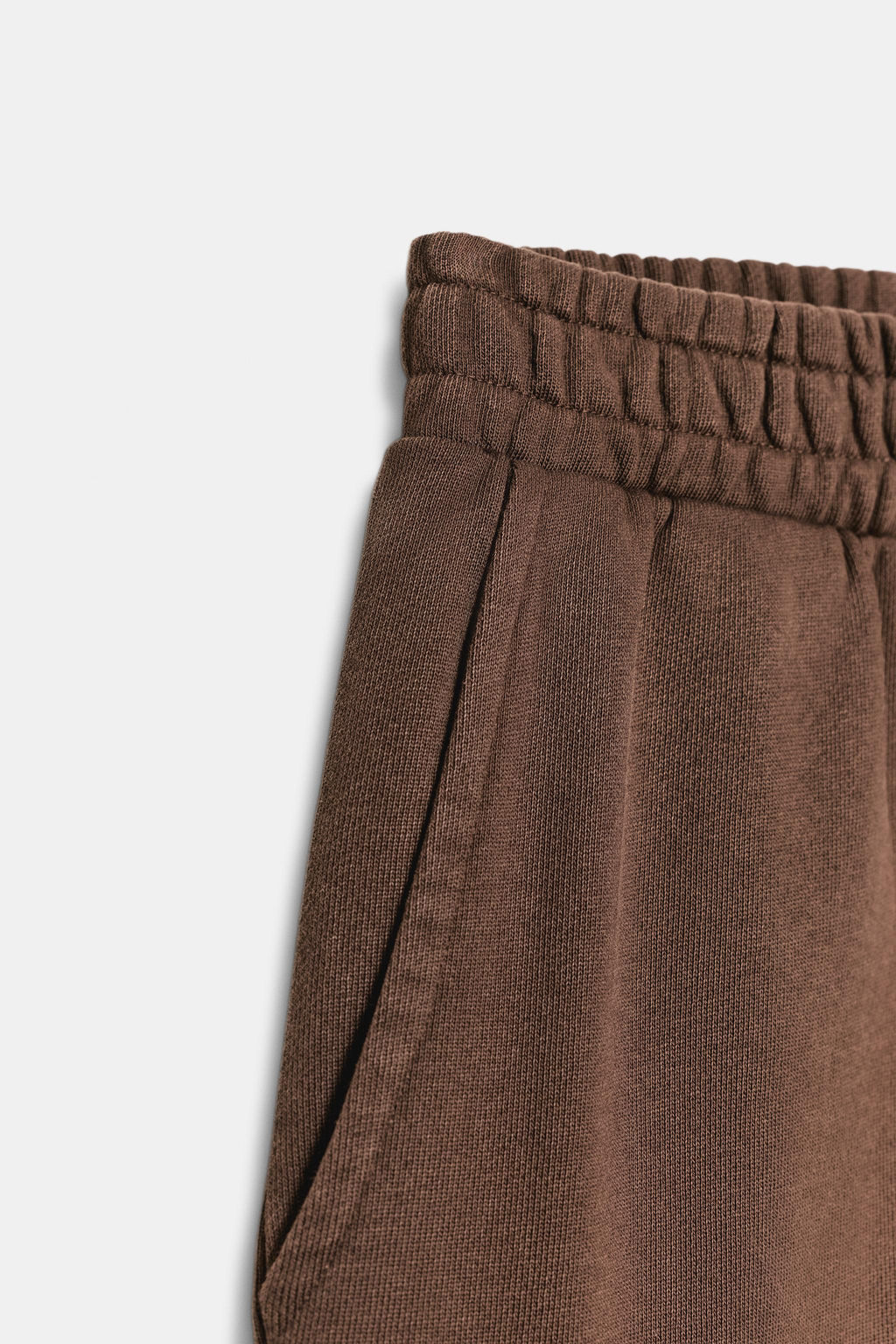 WASHED-EFFECT FLEECE TROUSERS WITH STUDS - Zara фото 14