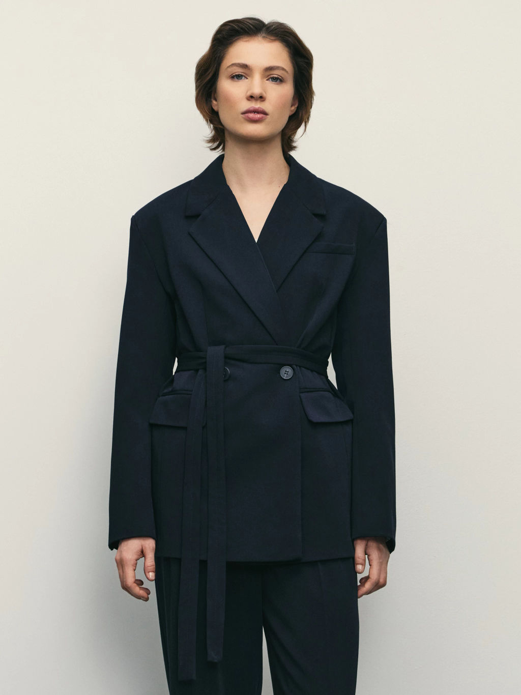 жакет женский с ремнем / Zarina  фото 3