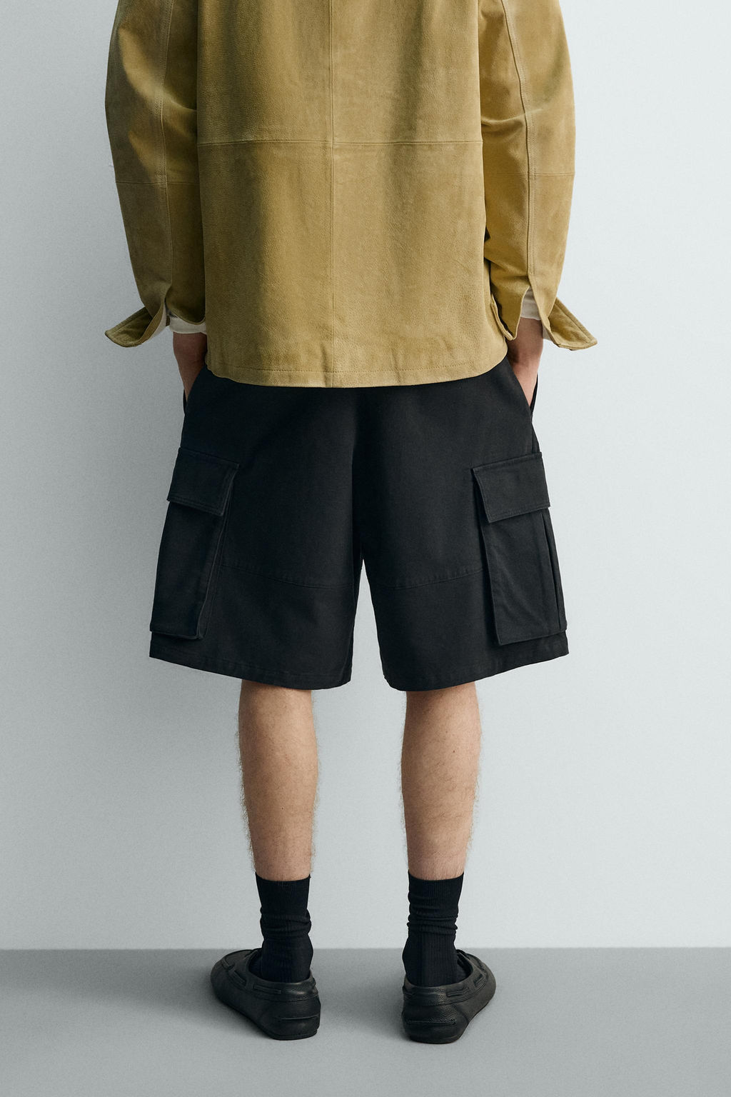 LIMITED EDITION RELAXED FIT CARGO BERMUDA SHORTS - Zara фото 18