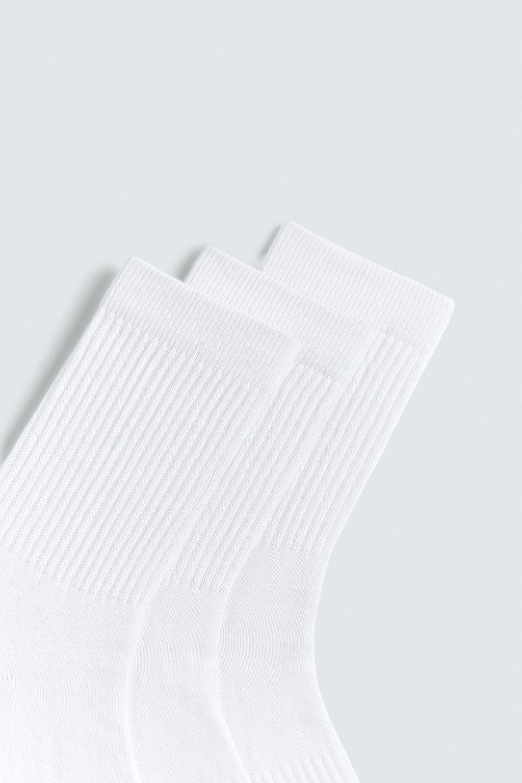 BASIC RIB SOCKS 3-PACK - Zara фото 6
