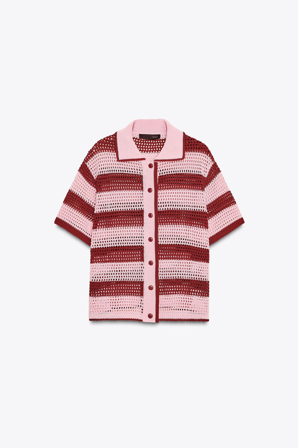 KNITTED POLO CARDIGAN