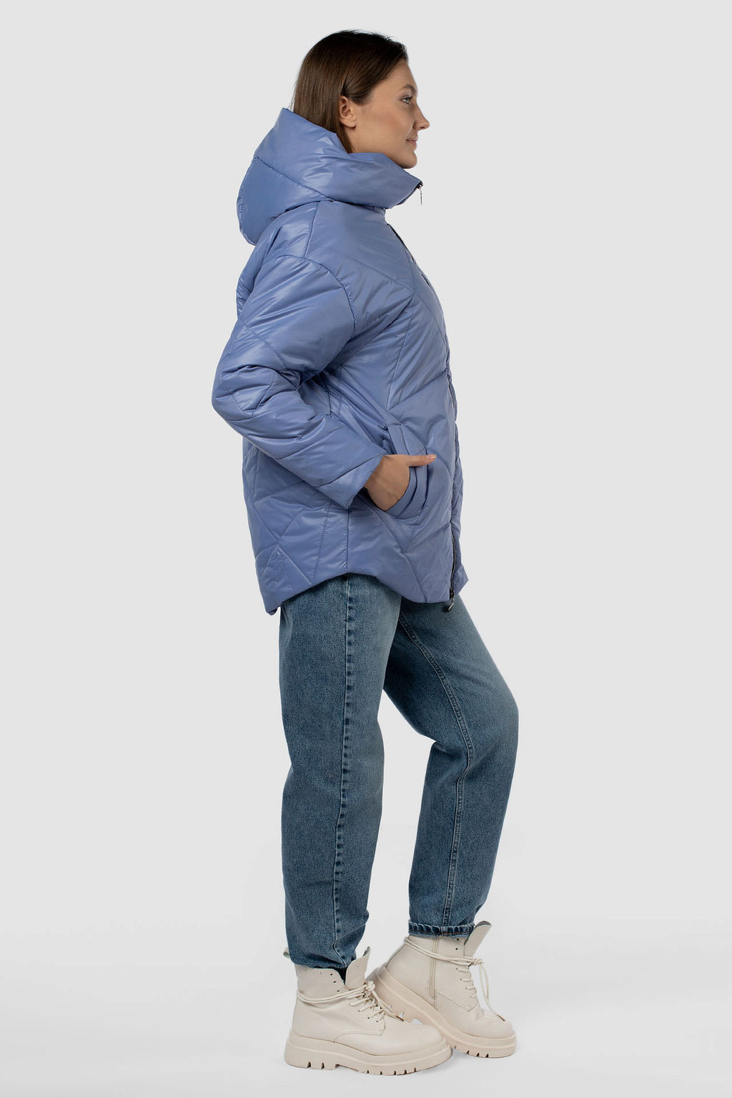 Куртка женская демисезонная (Синтепон 150)  04-2923 - Империя пальто фото 3