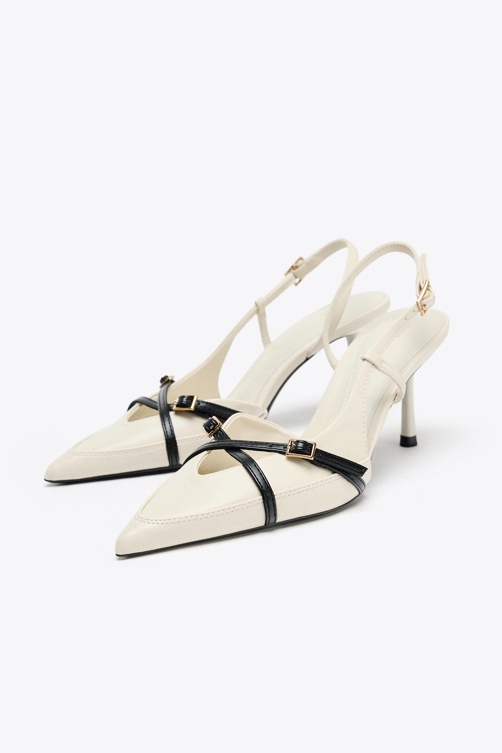 STRAPPY HEELED BUCKLED SHOES - Zara фото 10