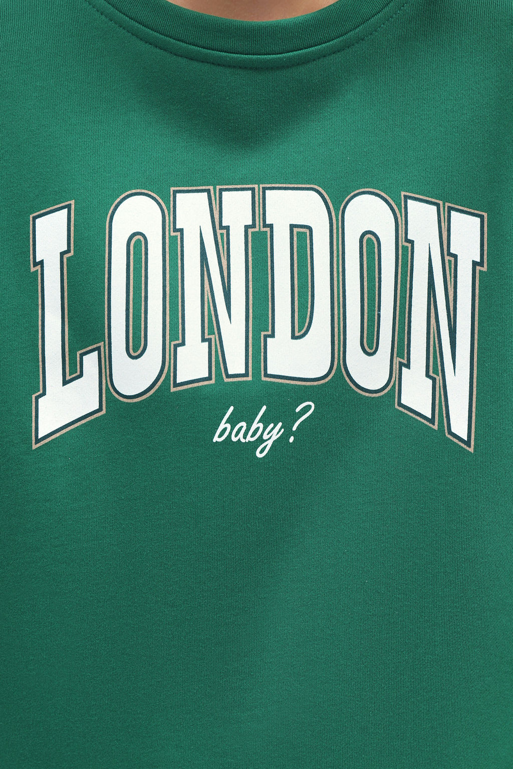 Свитшот с защипами на рукавах и принтом - Mollis фото 4