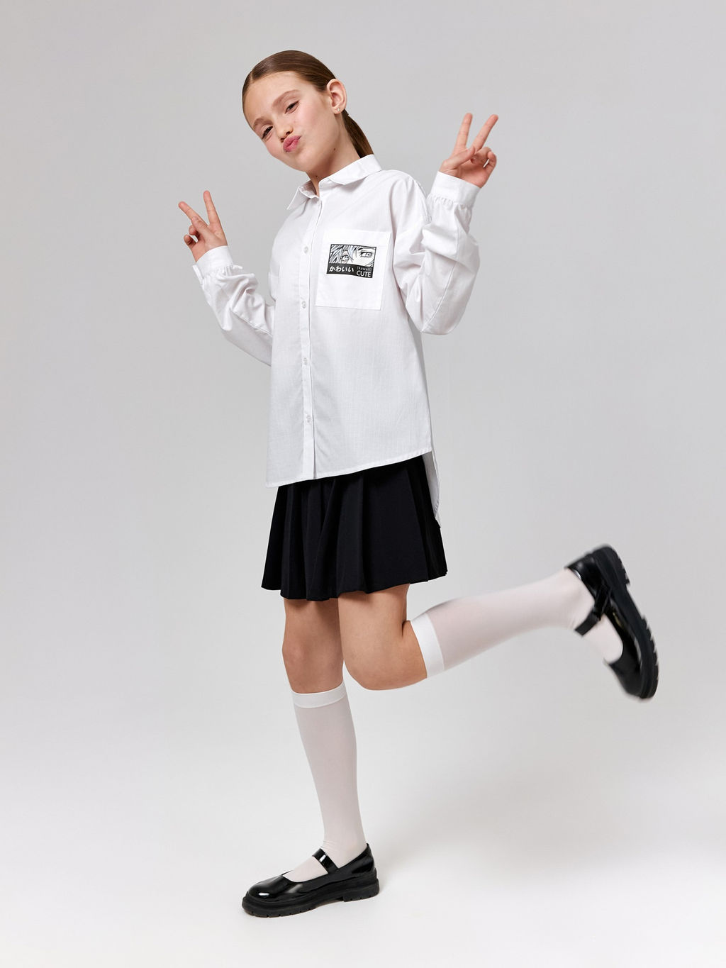 ACOOLA / Блузка детская для девочек Izo молочный  фото 4