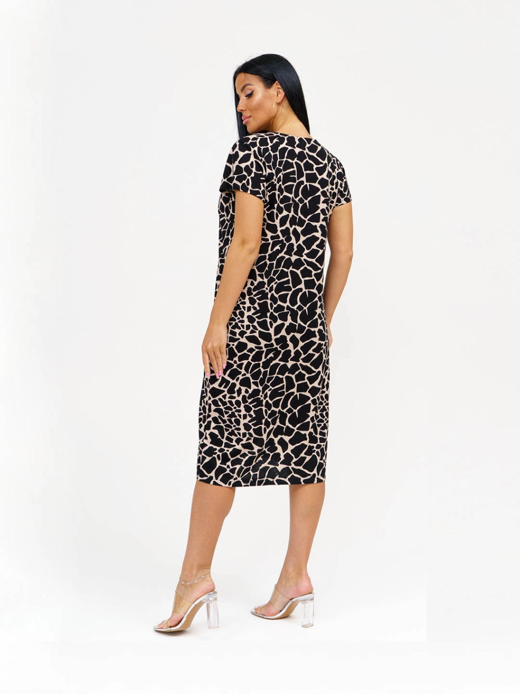 Платье женское, цвет синий бежевый - Текс-плюс фото 14