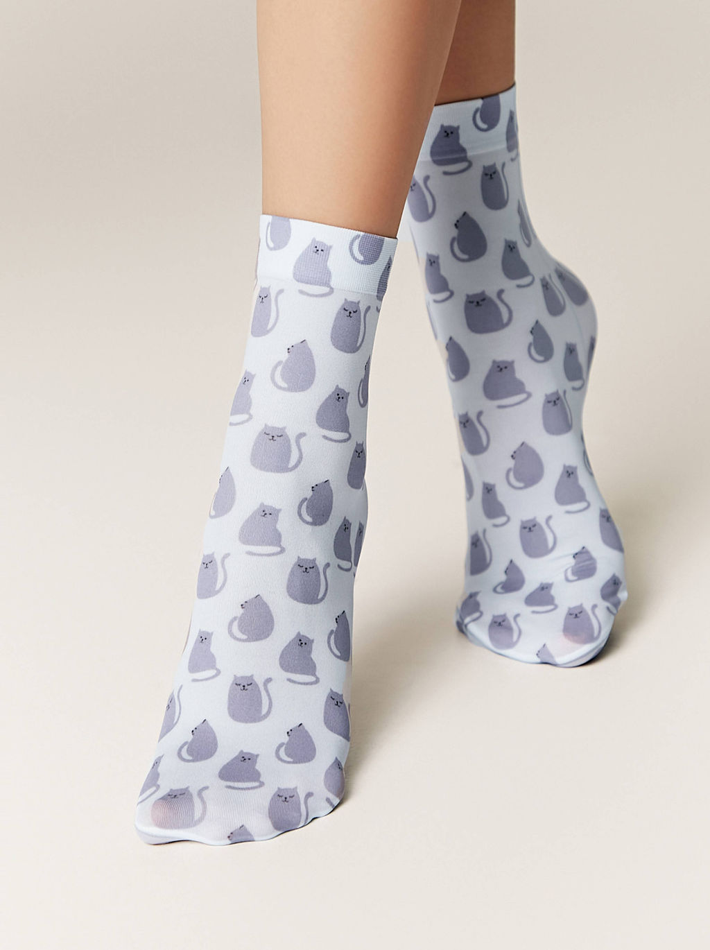 Цена за 2 пары. Носки фантазийные CONTE Носки с микрофиброй Сats - Conte elegant фото 4
