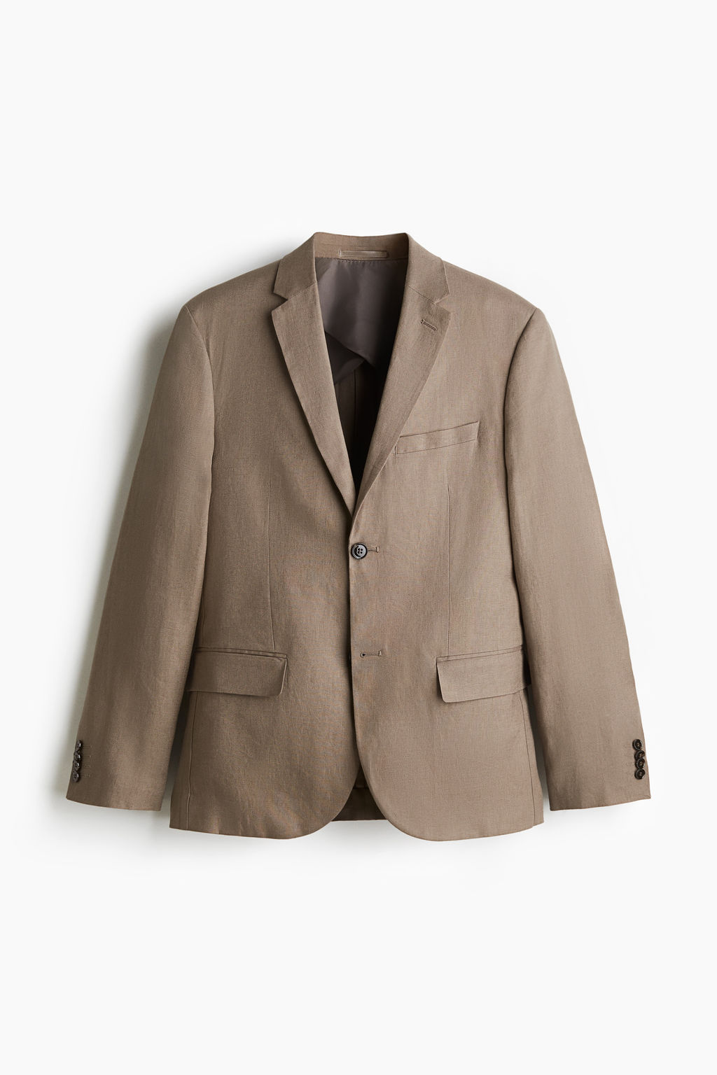 Americana de lino Slim Fit - H&m фото 2
