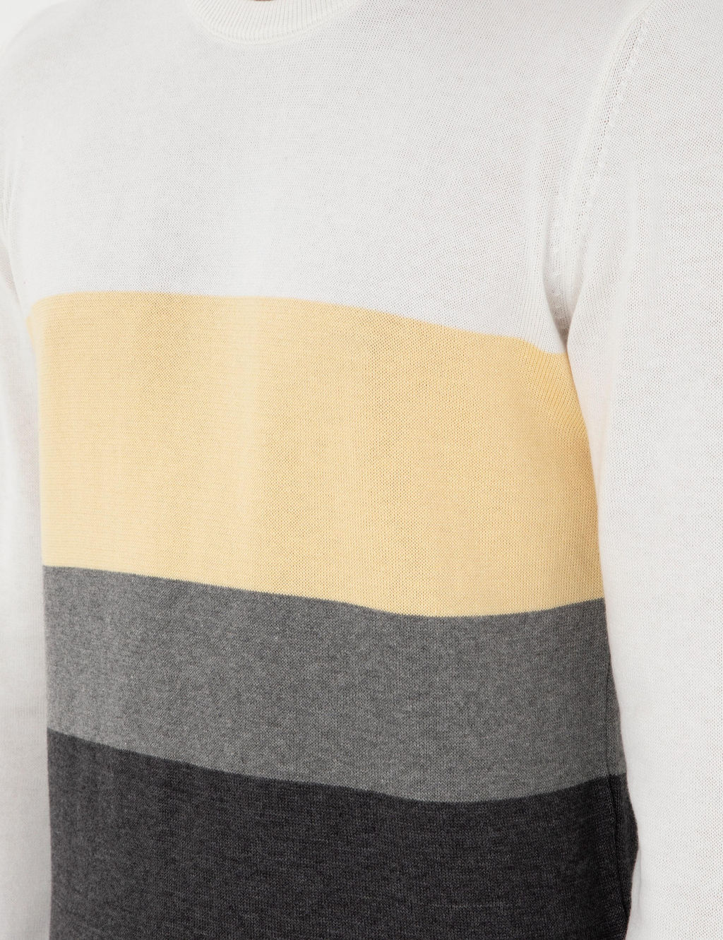 Gri Melanj Slim Fit Bisiklet Yaka Triko Kazak - Pierre cardin фото 7