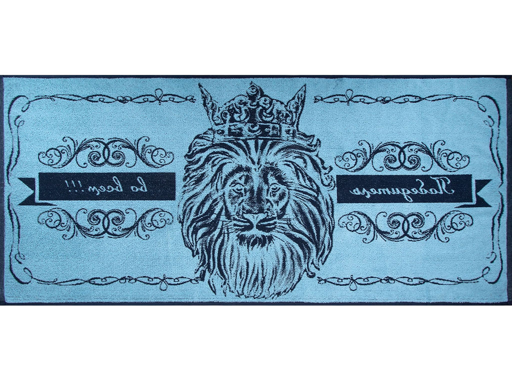 Полотенце махровое 6с102.411ж1 Победитель во всём(т.синий2) 67х150см