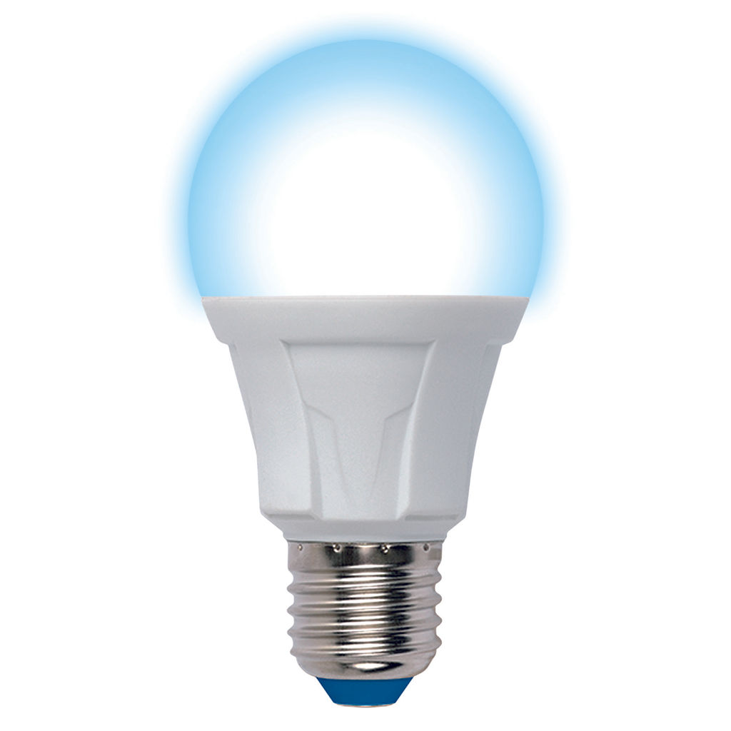 LED-A60 18W/6500K/E27/FR PLP01WH Лампа светодиодная. Форма А, матовая. Серия Яркая. Дневной свет (6500K). Картон. ТМ Uniel.
