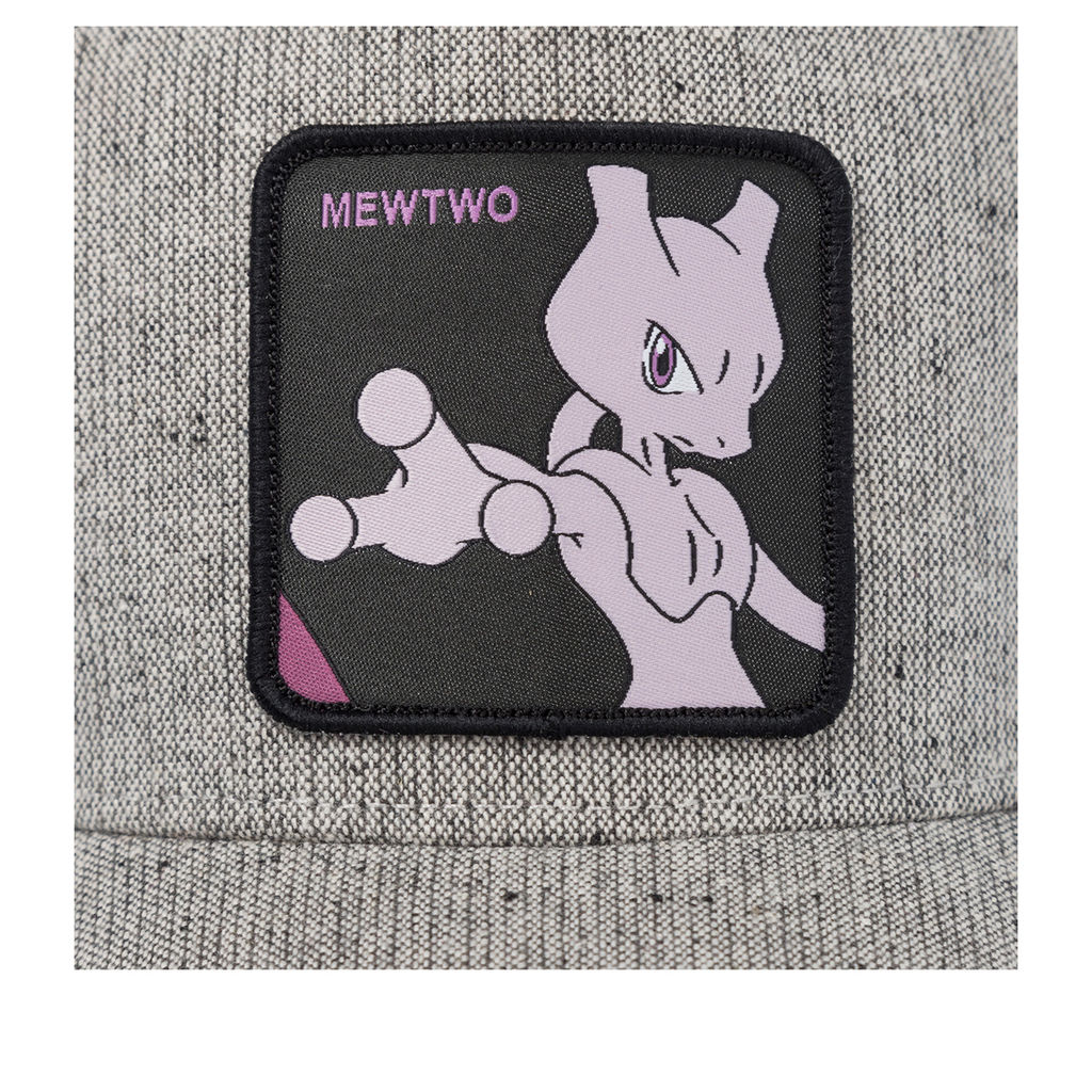 Бейсболка CAPSLAB арт. CL/PKM6/1/PCT/MEW Pokemon Mewtwo (светло-серый)  фото 3