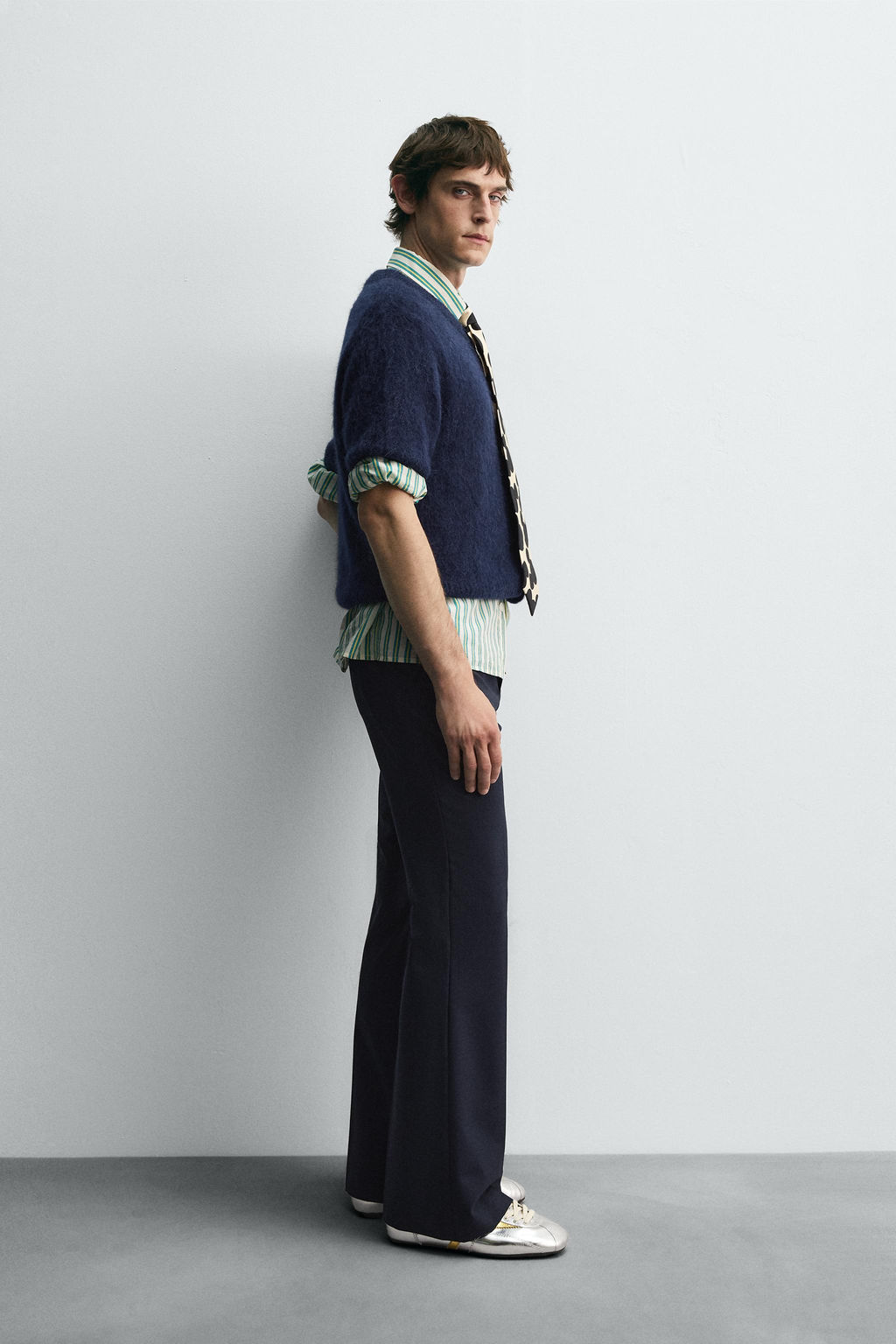 TEXTURED CARDIGAN HARRY LAMBERT FOR ZARA X DISNEY  фото 4