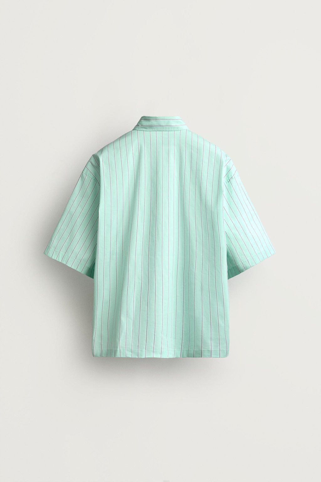 CAMISA BOXY FIT GR?FICOS ESTAMPADOS / Verde - Zara фото 8