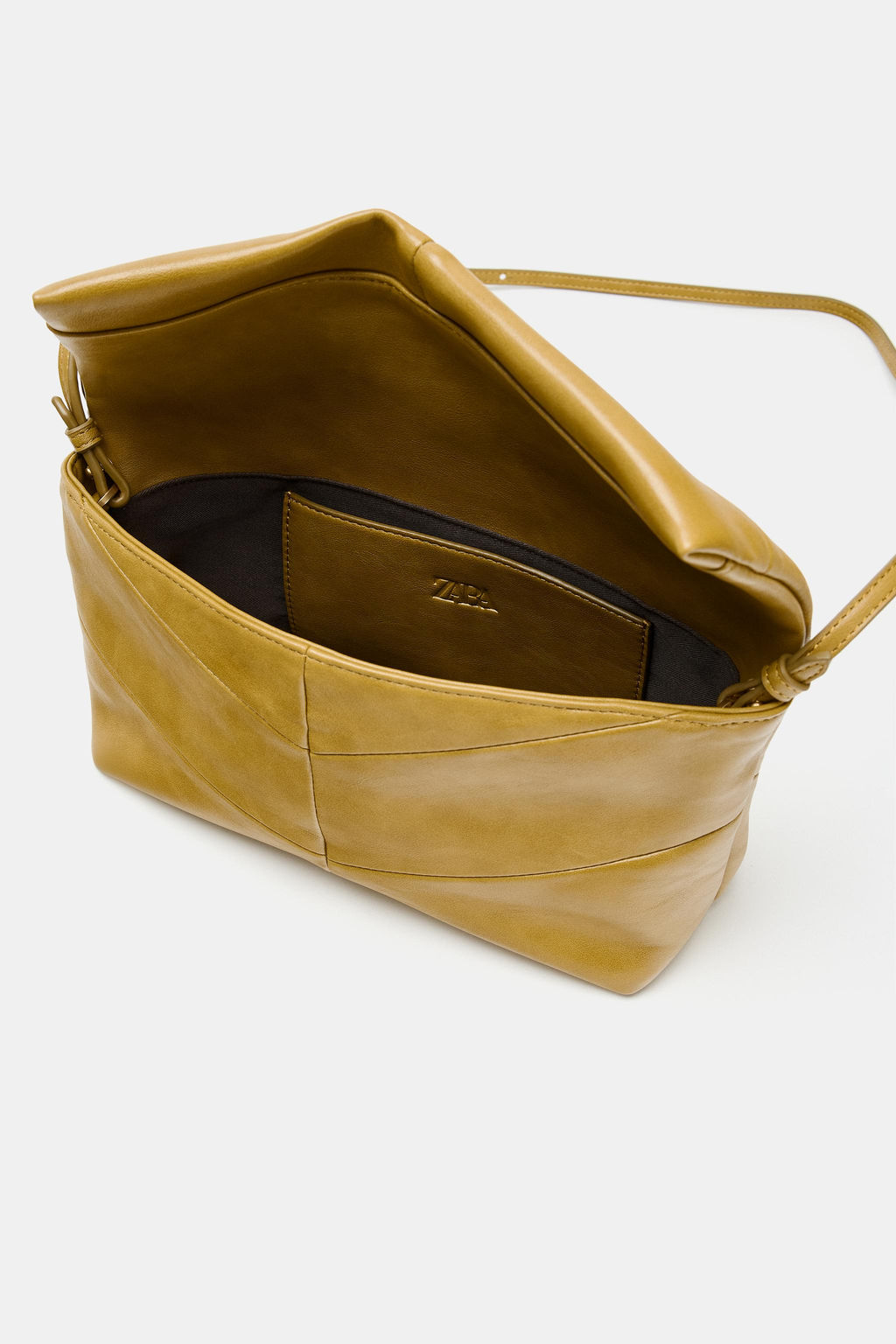 BOLSO SOBRE ACOLCHADO / Verde Caqui - Zara фото 6