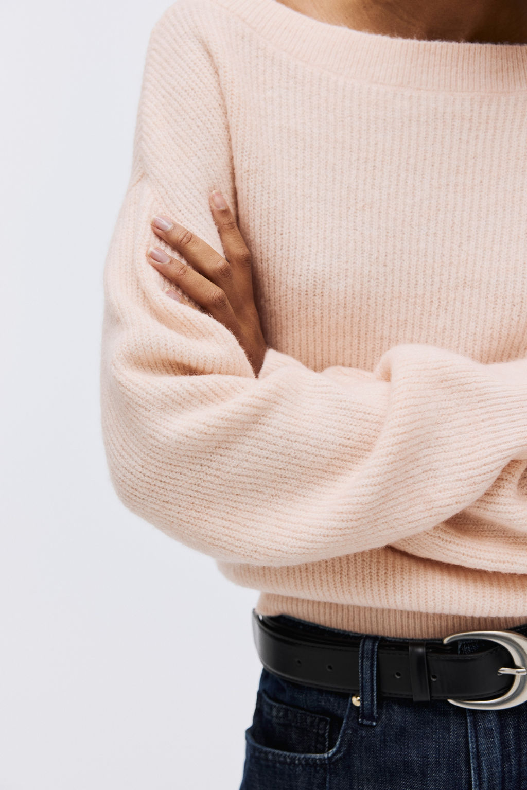Jersey oversize con escote barco - H&m фото 9