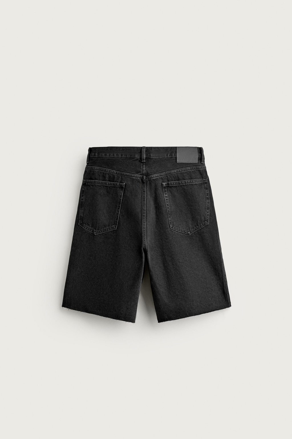 BERMUDA DENIM STRAIGHT FIT / Negro - Zara фото 7