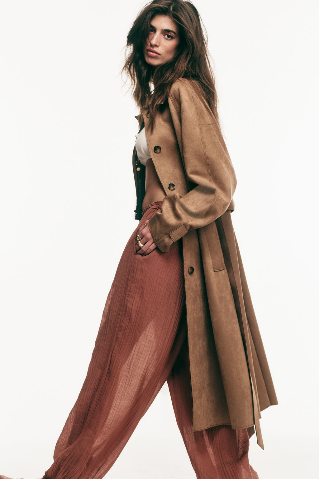 Pantal?n globo con cord?n de ajuste - H&m фото 4
