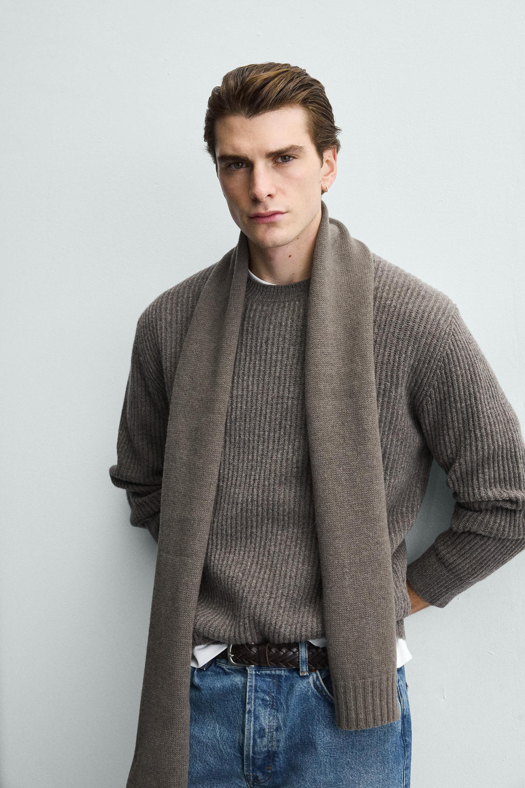 TEXTURED WOOL JUMPER - Zara фото 16