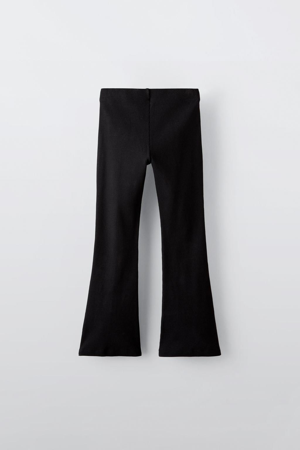 FLARED RIBBED LEGGINGS - Zara фото 2