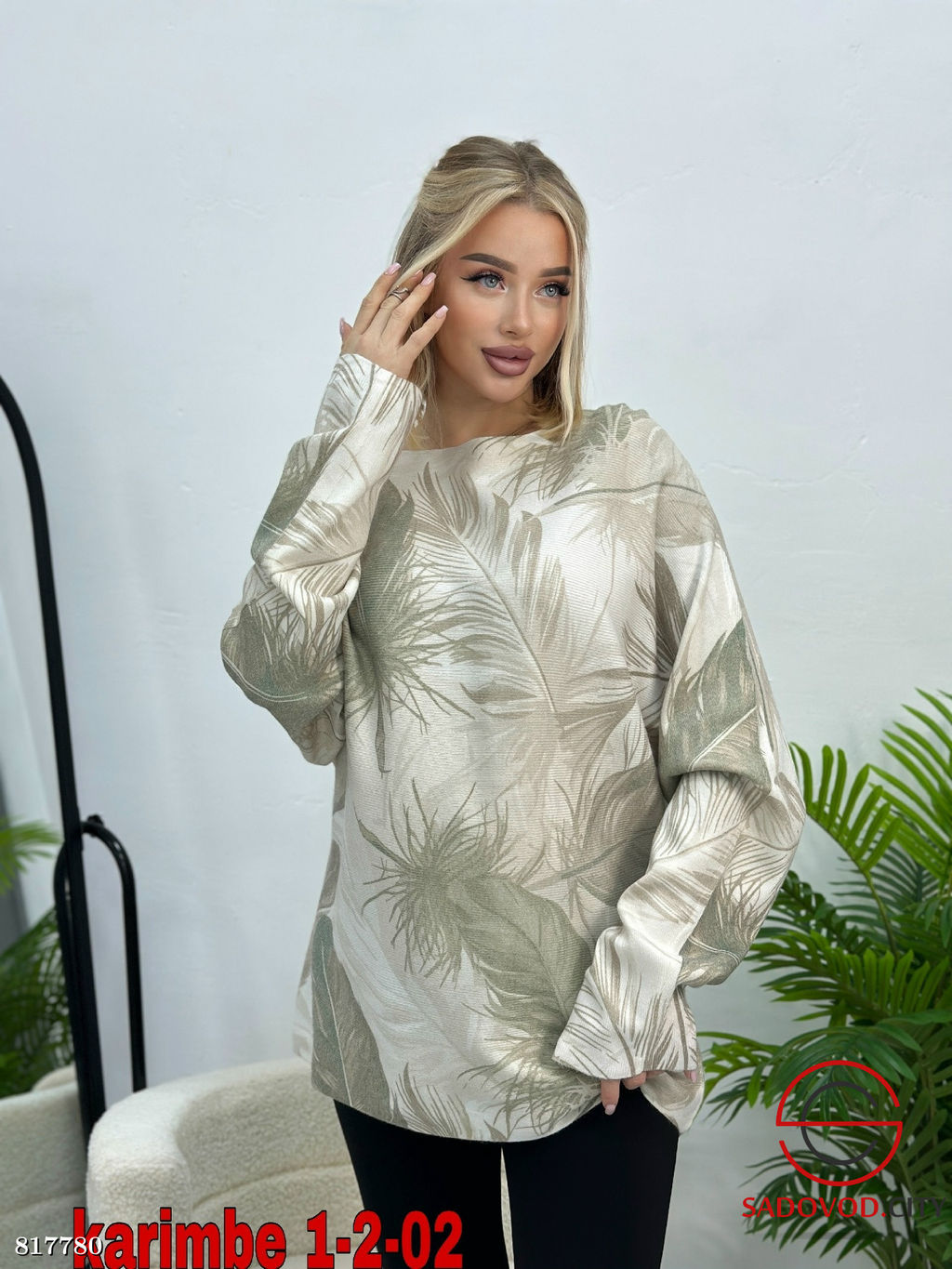 Кофта женская с рисунком - Bruno фото 3