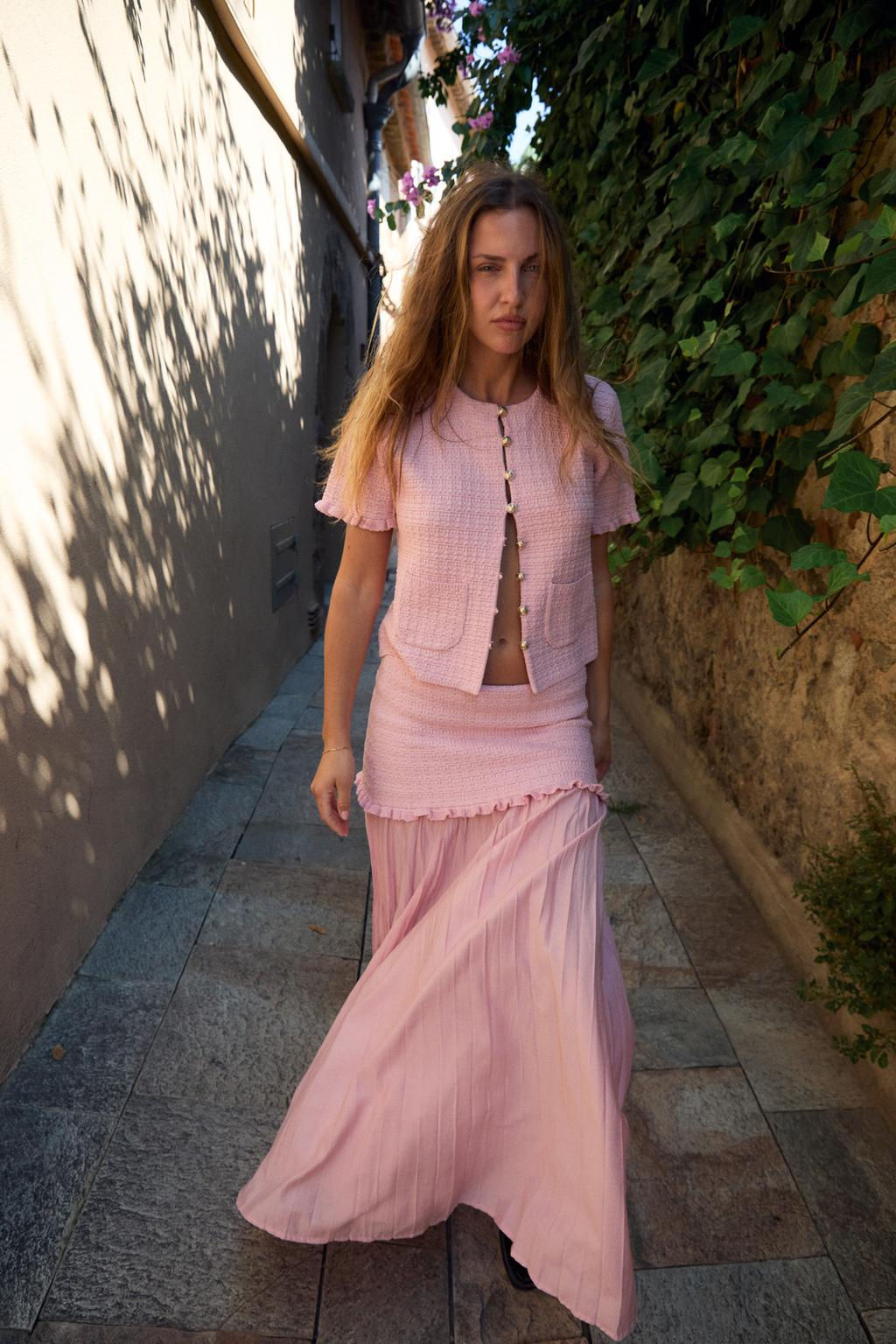 COMBINED KNIT SKIRT - Zara фото 21