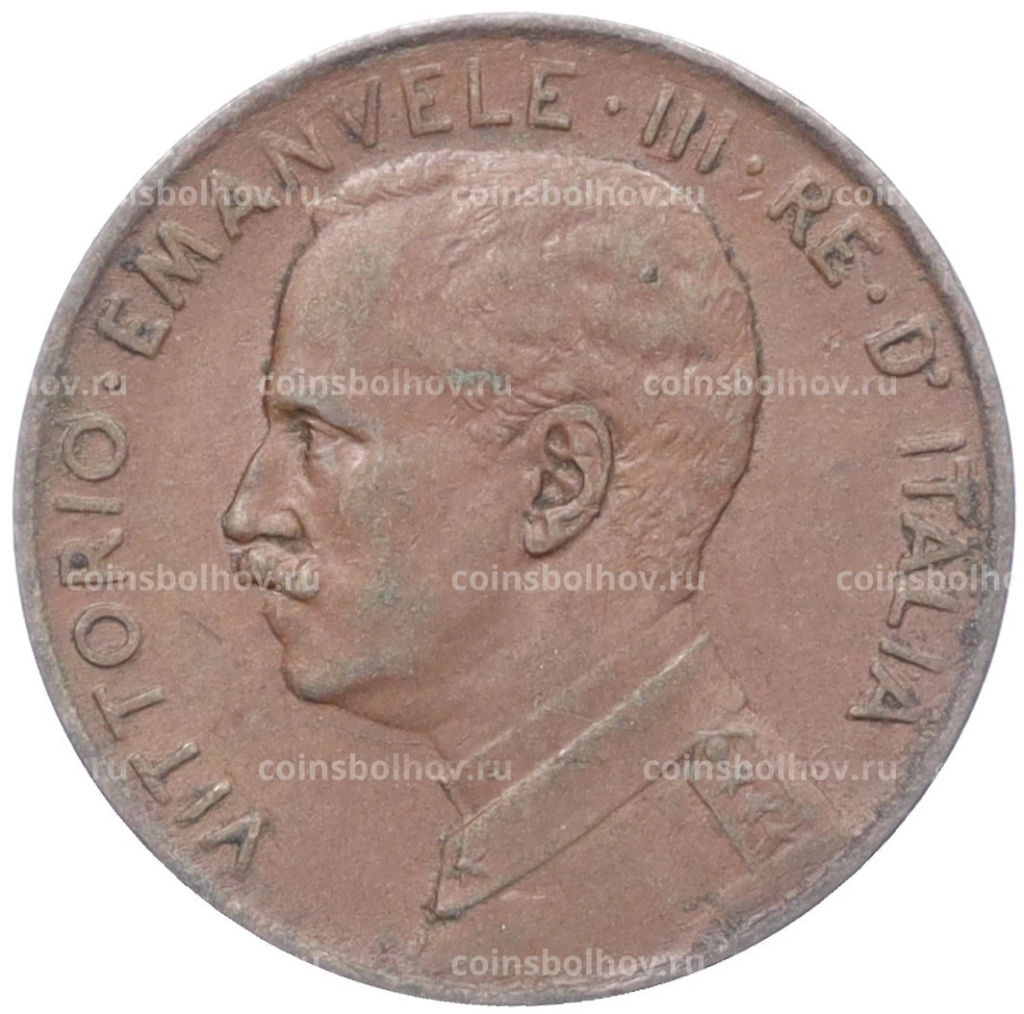 Монета 2 чентезимо 1916 года Италия