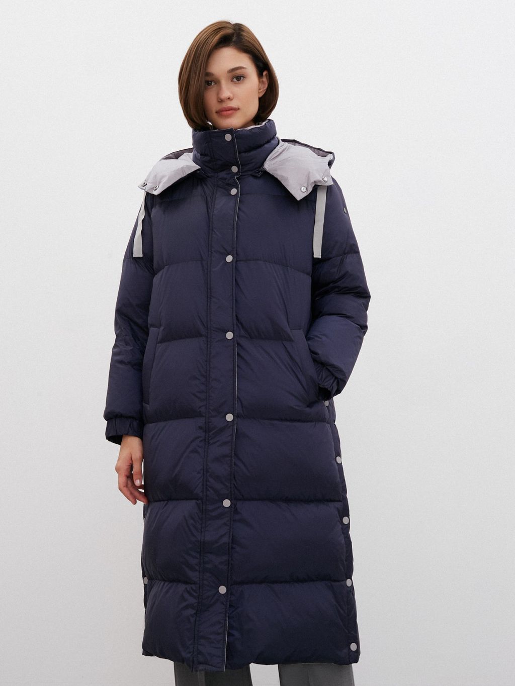 Conso/WDL 220530 - navy Пуховое Пальто фото 2