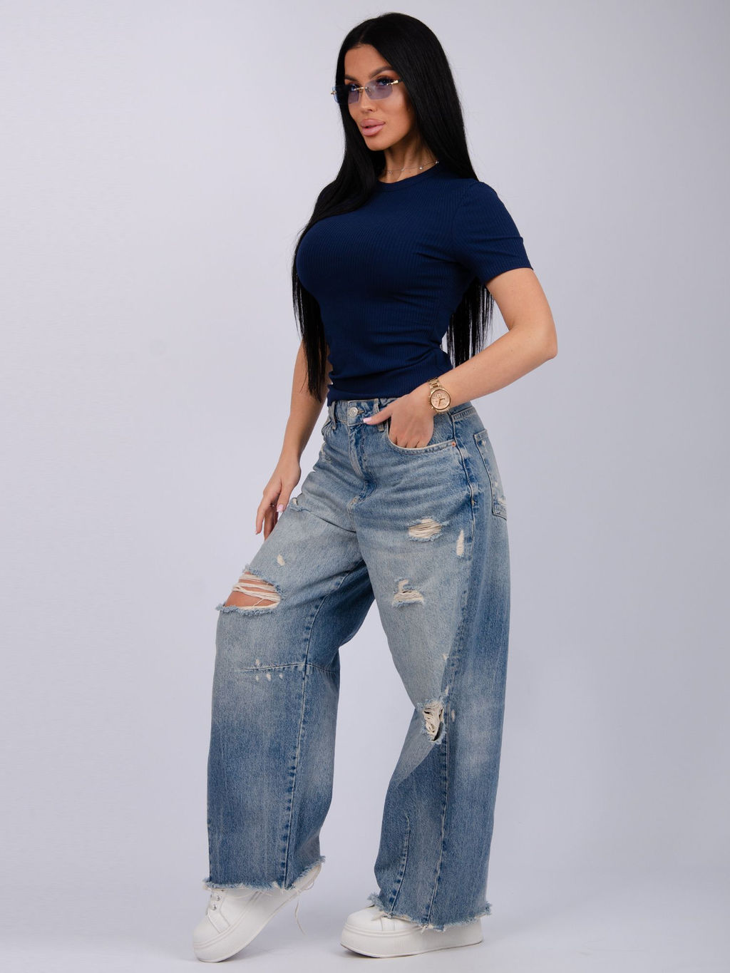 Футболка Скимс 3, трикотаж лапша - Малина фото 6