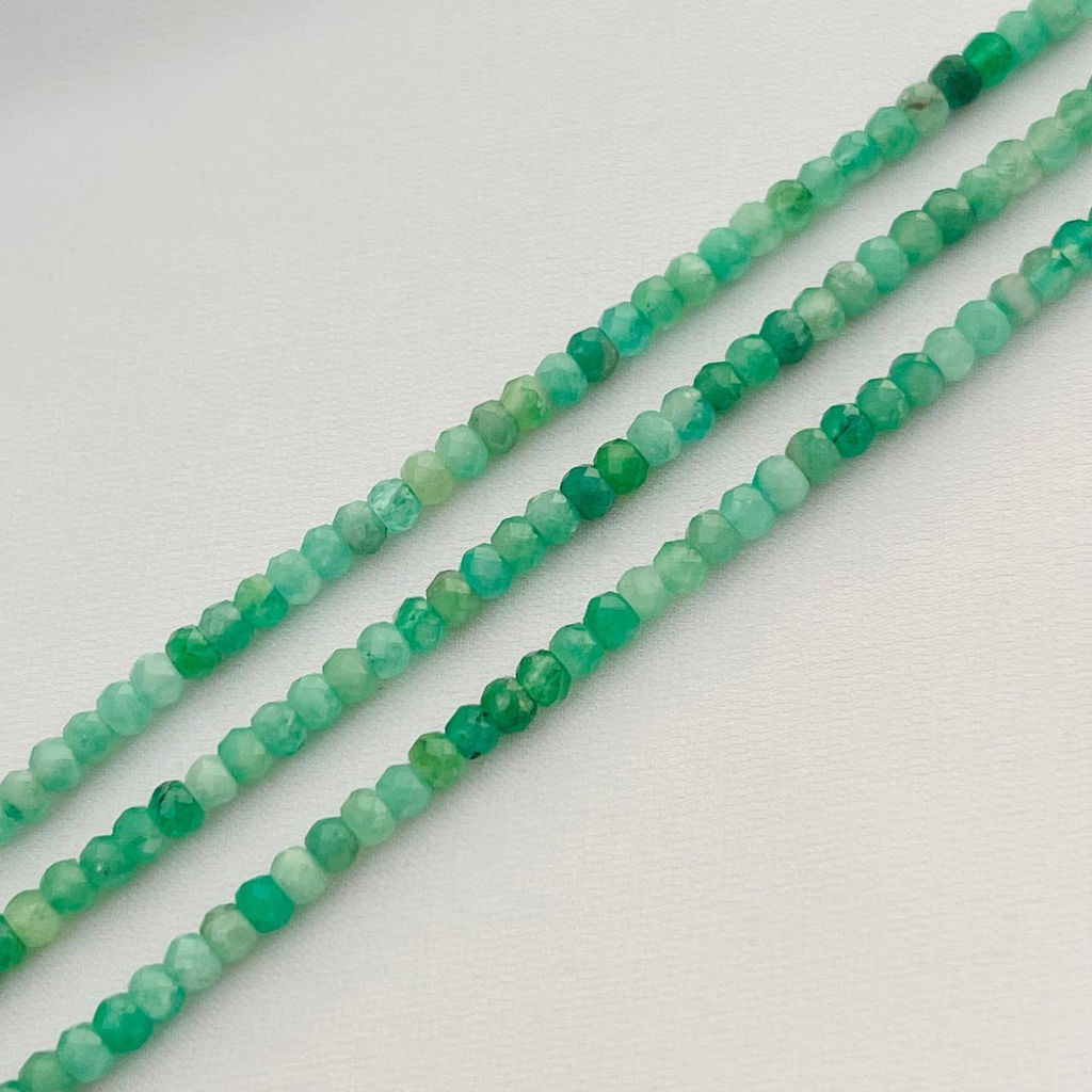 Бусины для украшений из зеленого Берилла