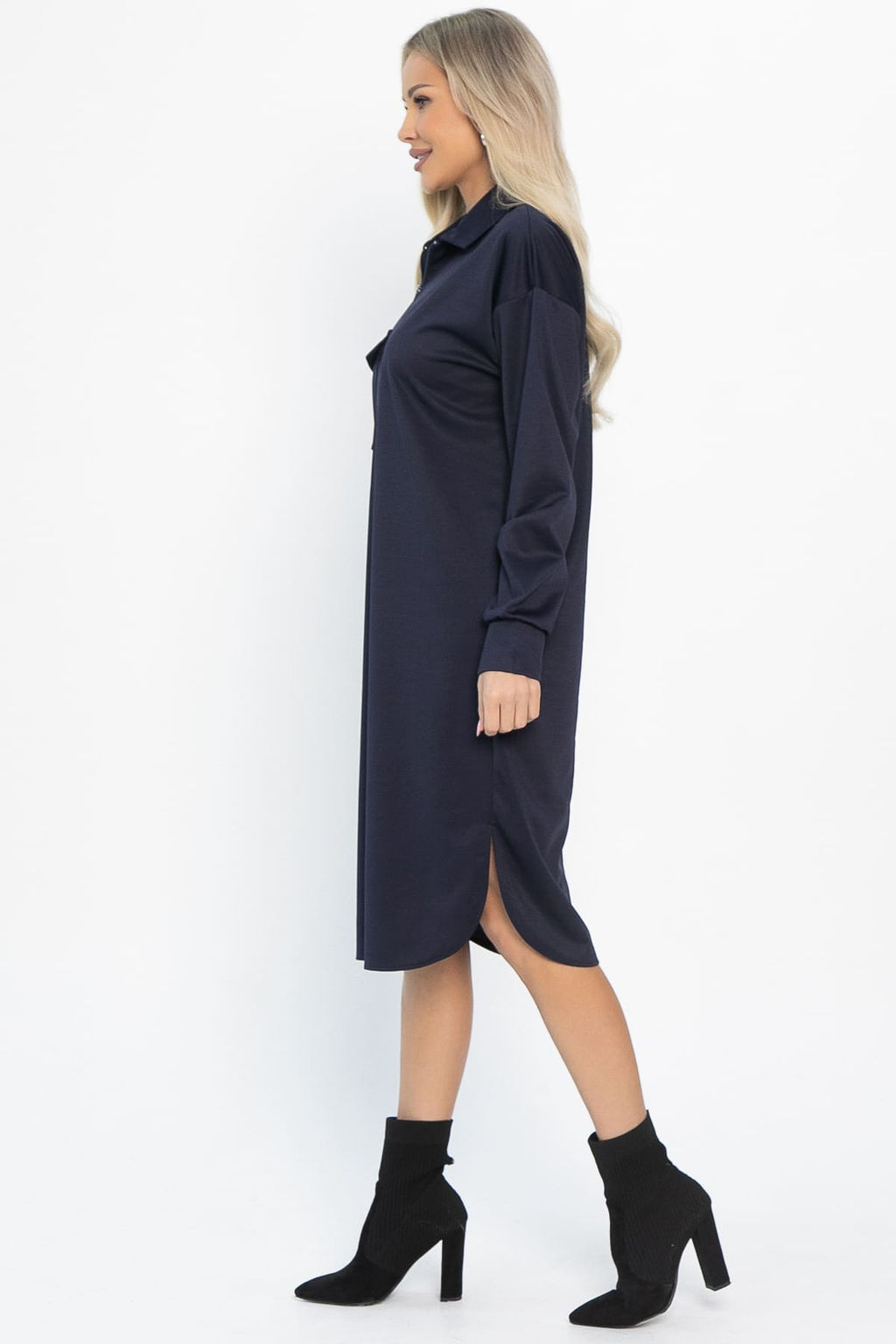 Платье-поло Сан-Диего (синее) П14575-10М - Lt collection фото 6