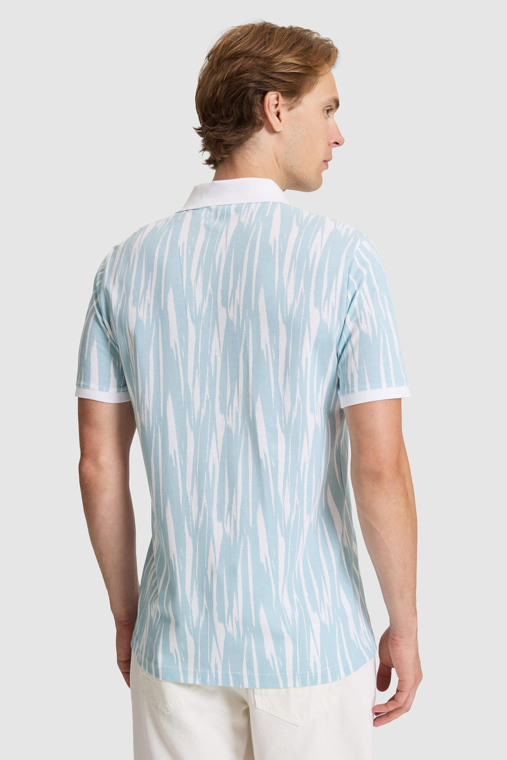 Erkek Mavi Regular Fit Polo Yaka Ti__rt