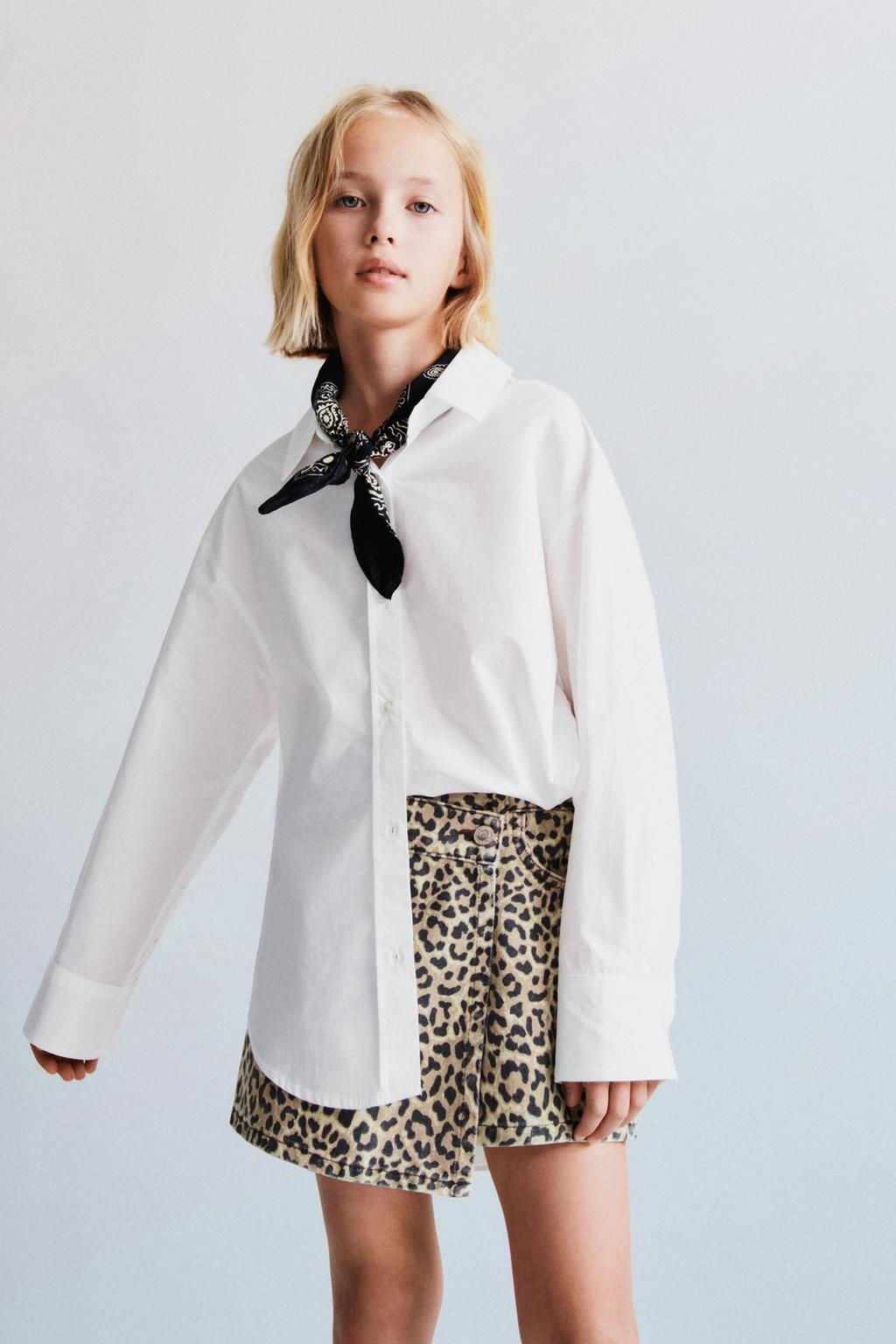 ANIMAL PRINT BERMUDA SKORT