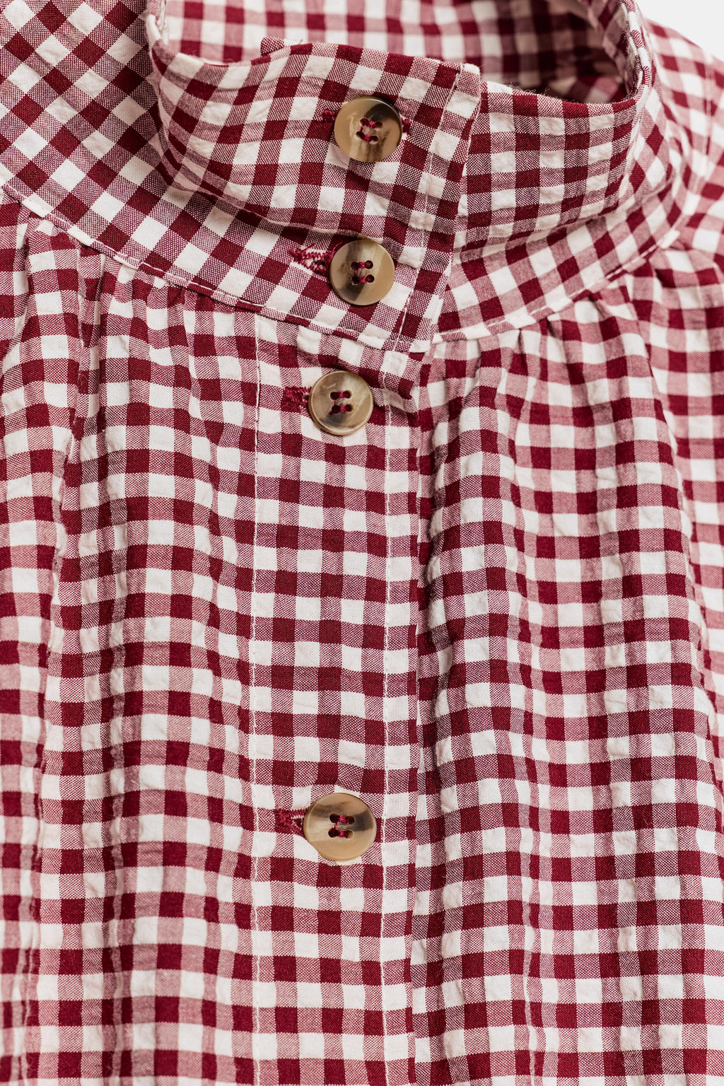 CHAQUETA CUADROS / Crudo / Granate - Zara фото 5