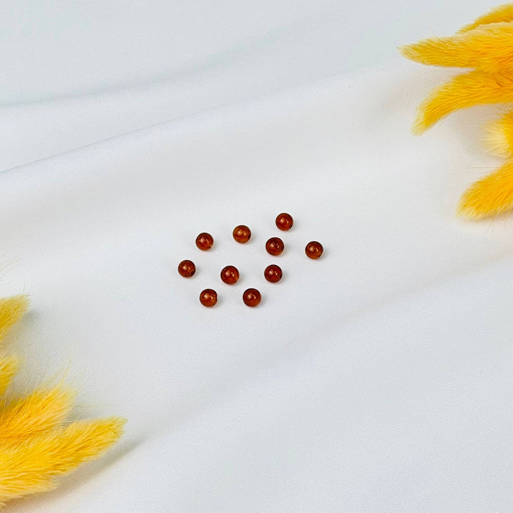 Бусины для украшений из Граната (Спессартин) (10 шт)