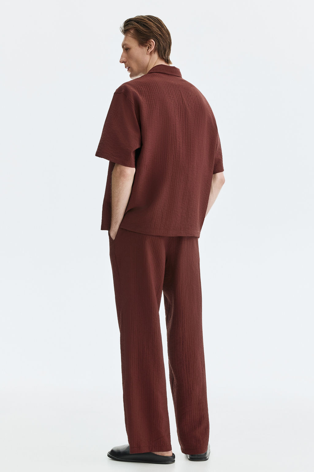 Pantal?n texturizado Relaxed Fit - H&m фото 10
