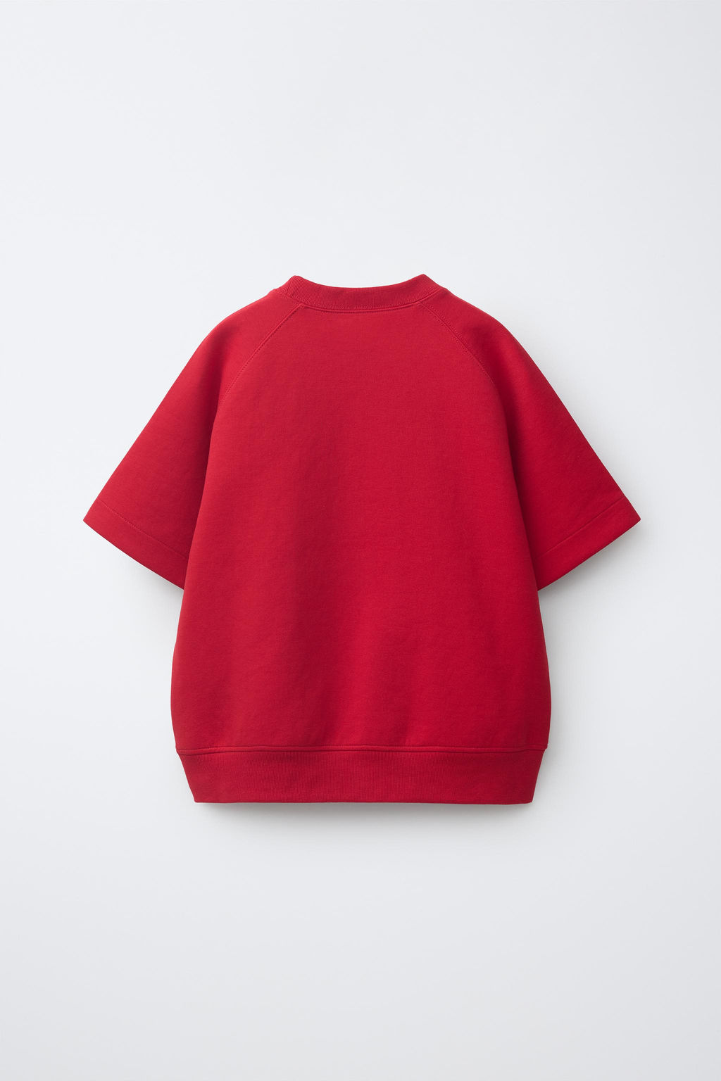 SUDADERA INTERLOCK SPORTY LOGO / Rojo - Zara фото 5