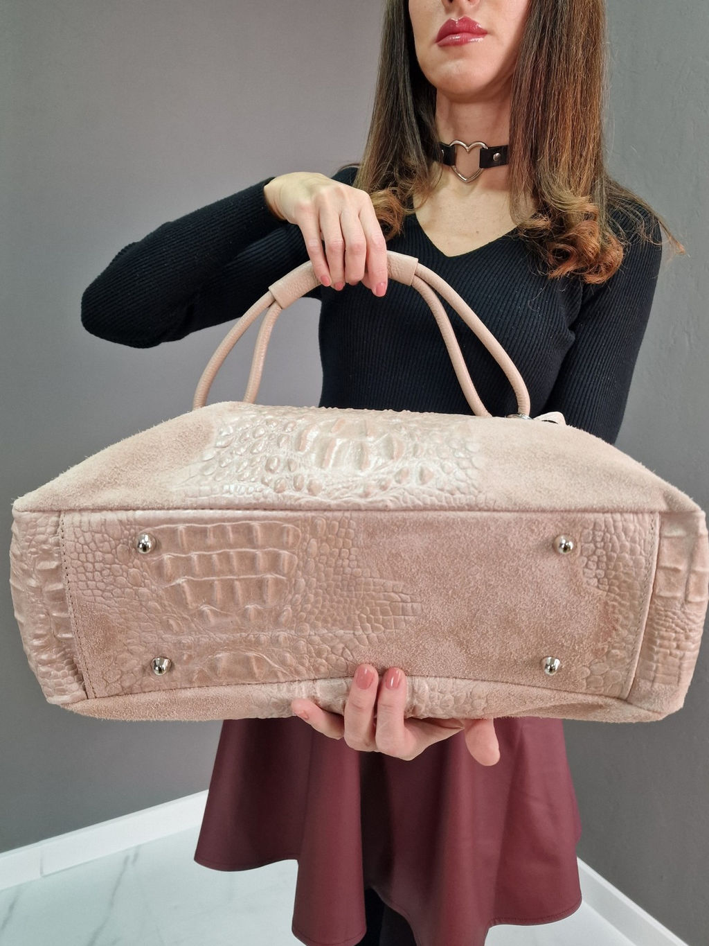 Сумка женская из телячьей кожи