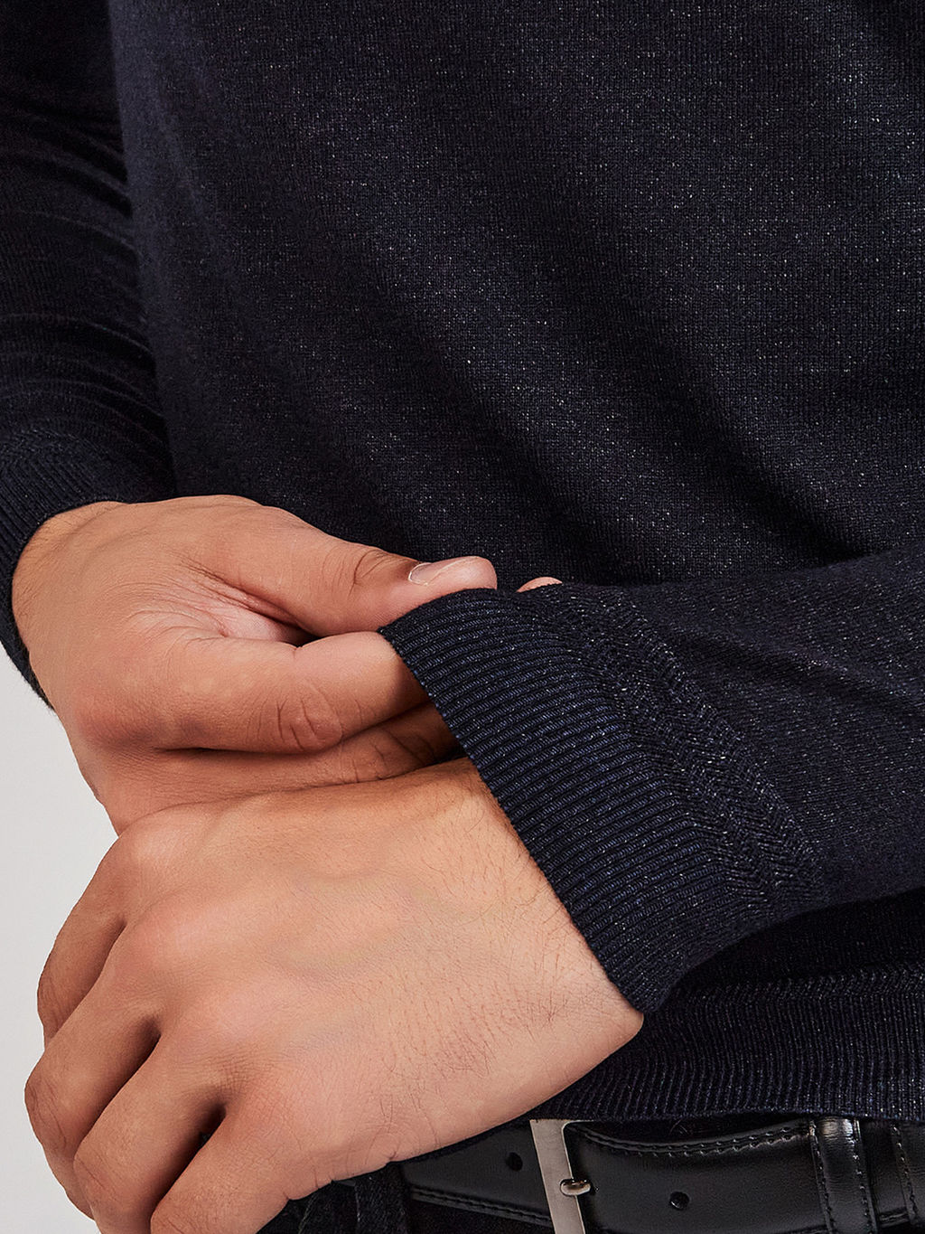 Джемпер мужской GREG G121-KM синий/графит  фото 2