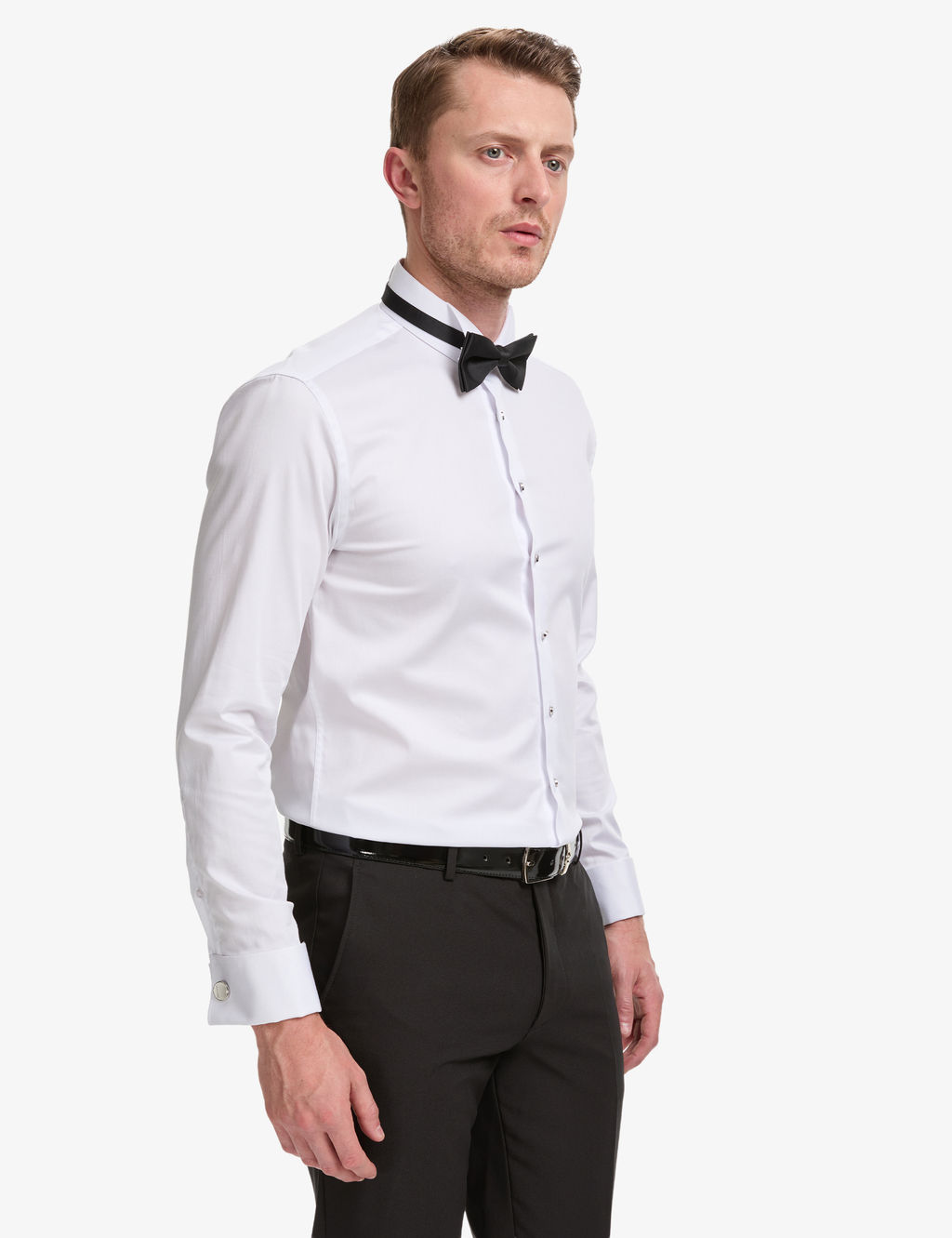 Beyaz Slim Fit Smokin G_mlek