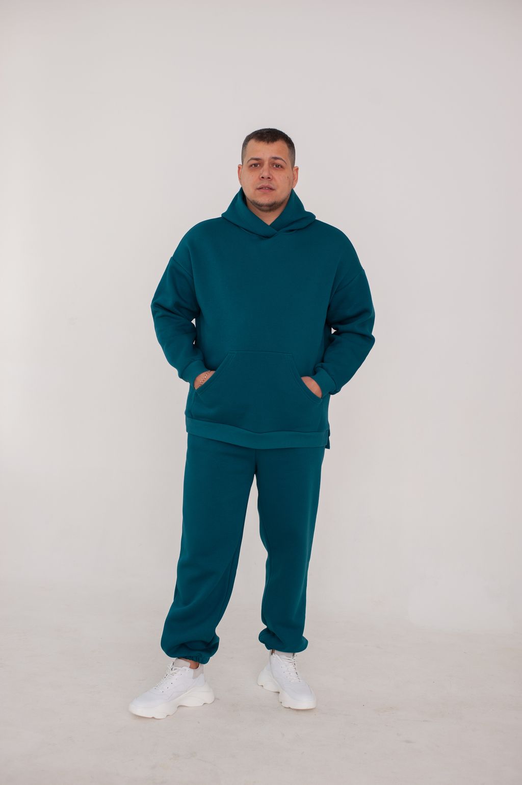 Костюм Флорис с начесом изумруд - Марлен фото 3