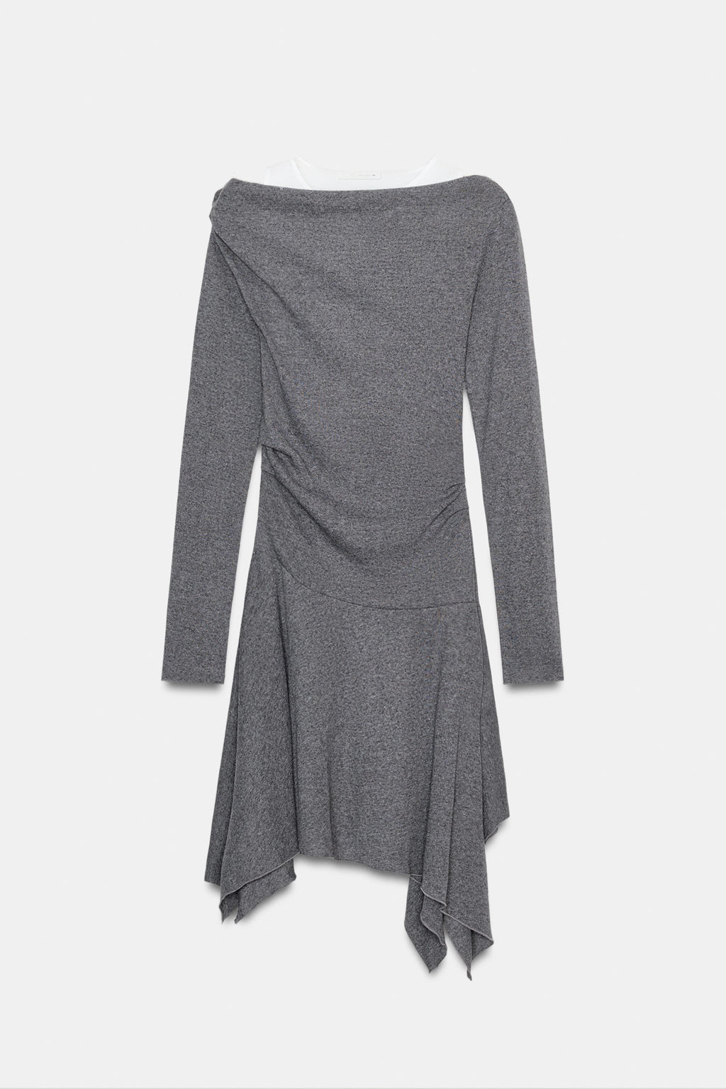 VESTIDO CORTO ASIM?TRICO / 831 - Zara фото 4