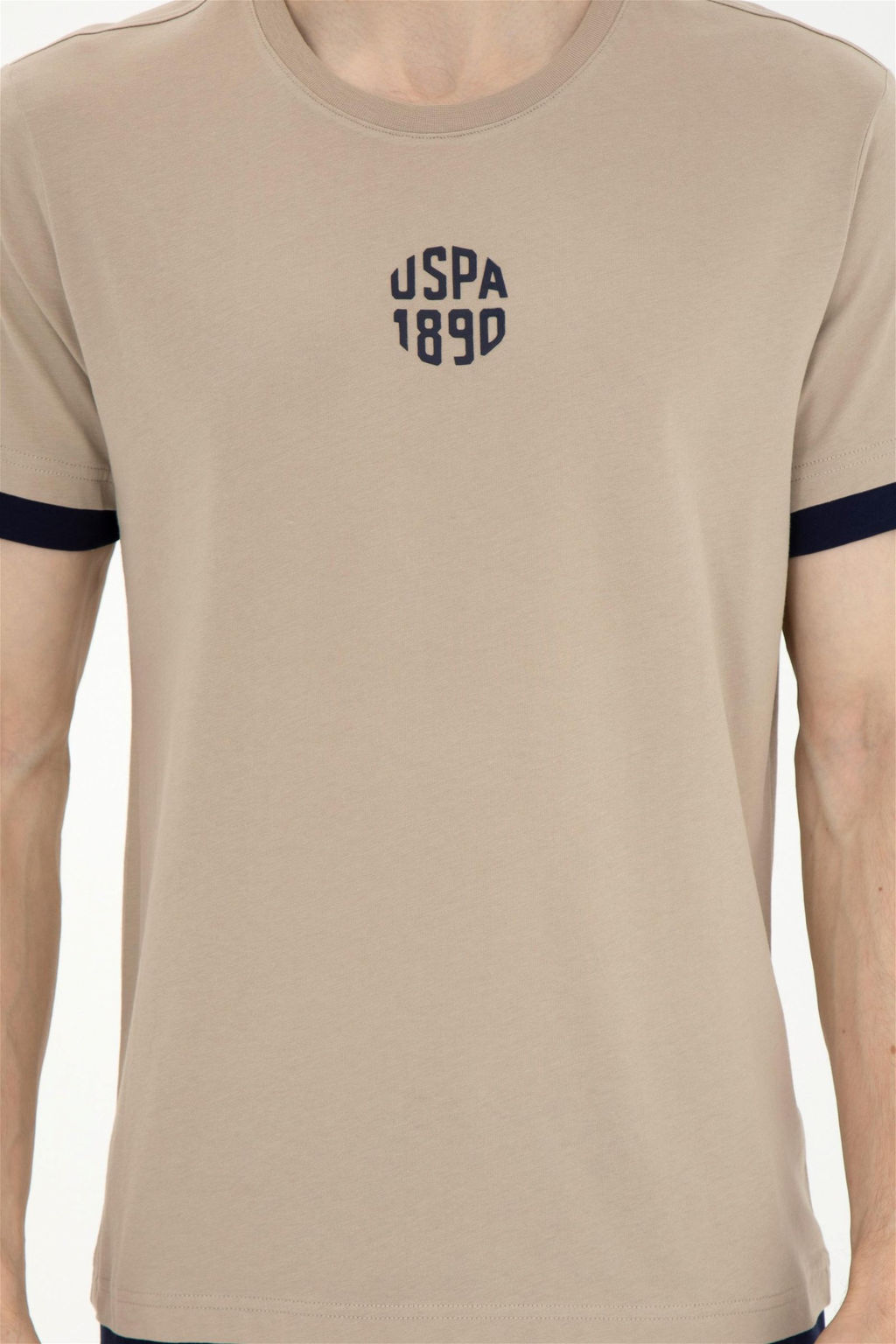 Мужская футболка светло-хаки - U.s. polo assn фото 6