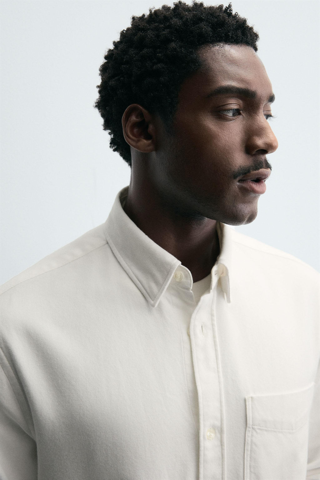 TEXTURED SHIRT WITH POCKET - Zara фото 5