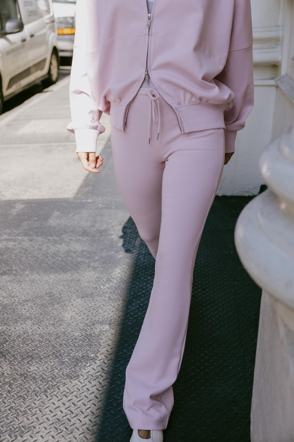 INTERLOCK FLARE TROUSERS - Zara фото 8