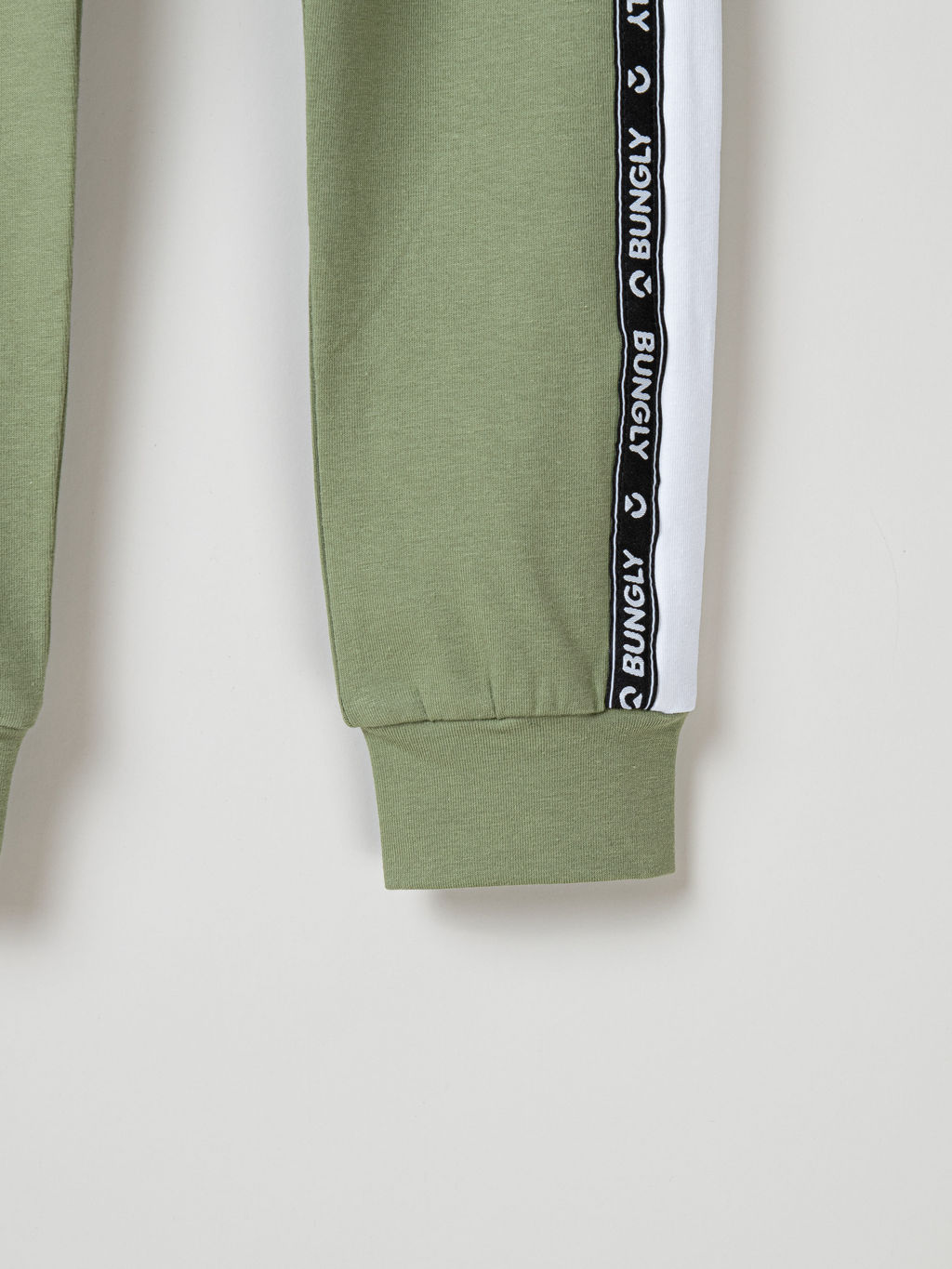 Брюки со спущенным шагом и лампасами Олива - Bungly фото 5