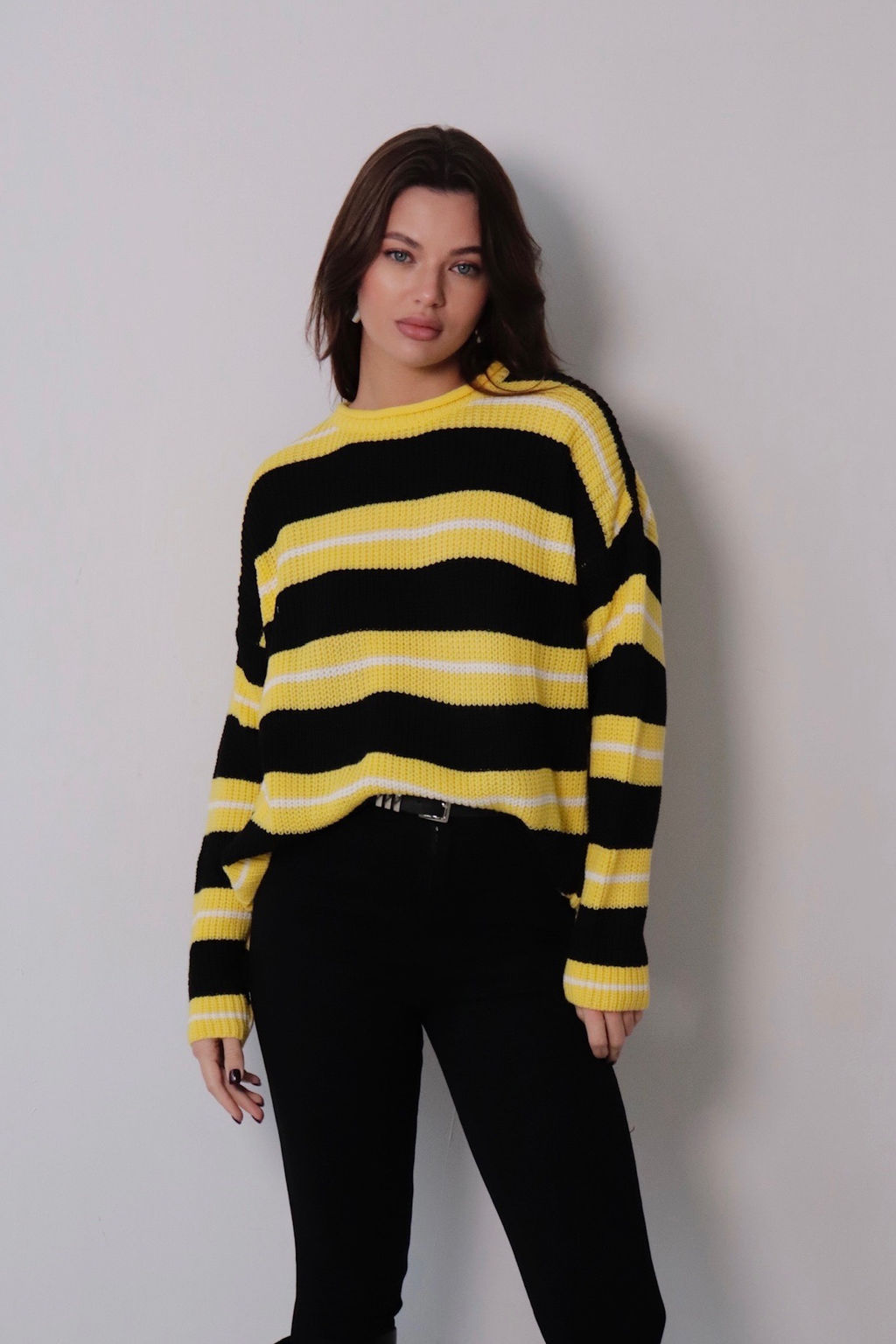 10710 Джемпер жёлто-чёрный - Martichelli фото 14