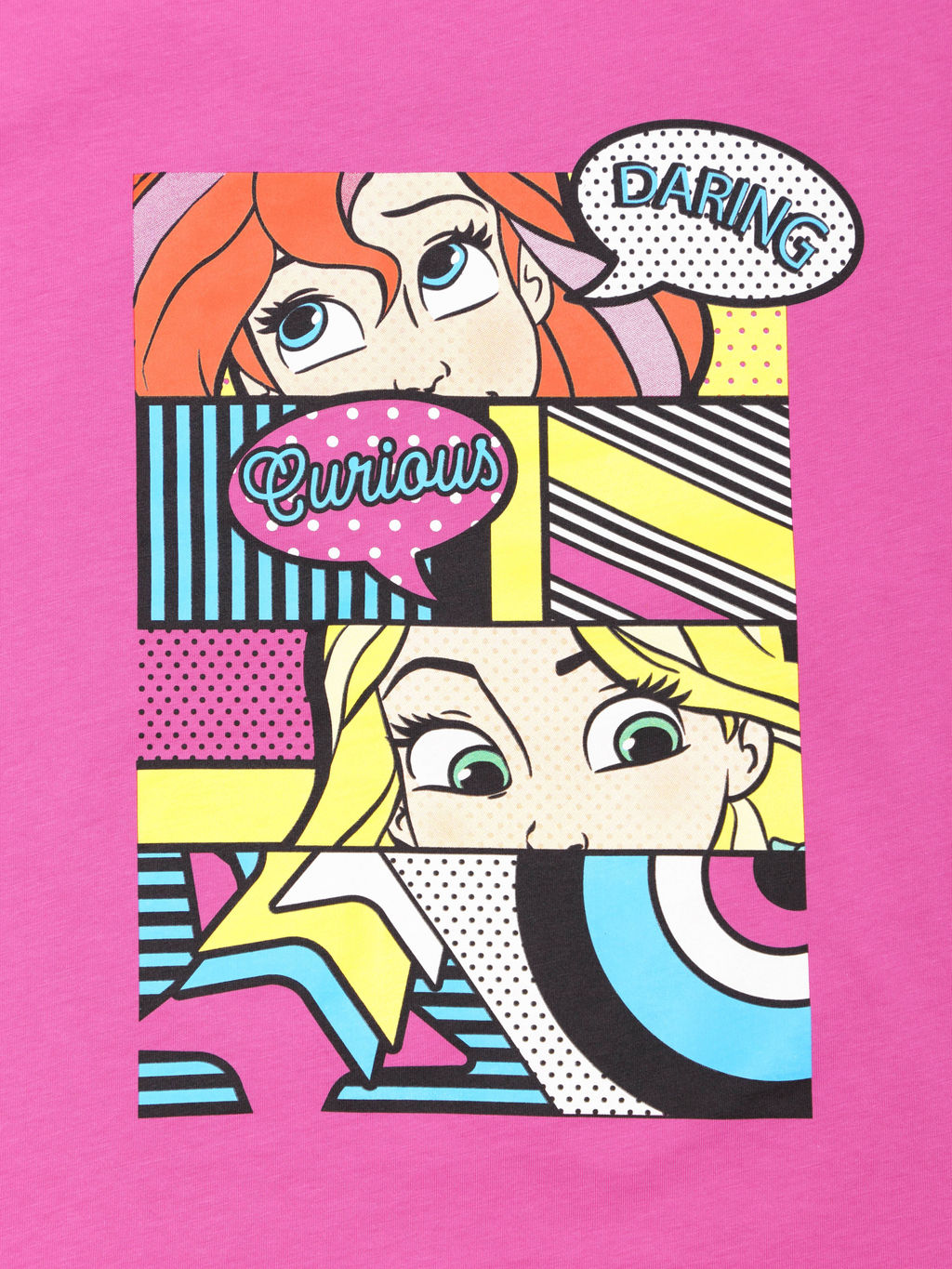 CONTE Ярко-розовая футболка с рисунками по лицензии Disney LD 2011 shocking pink