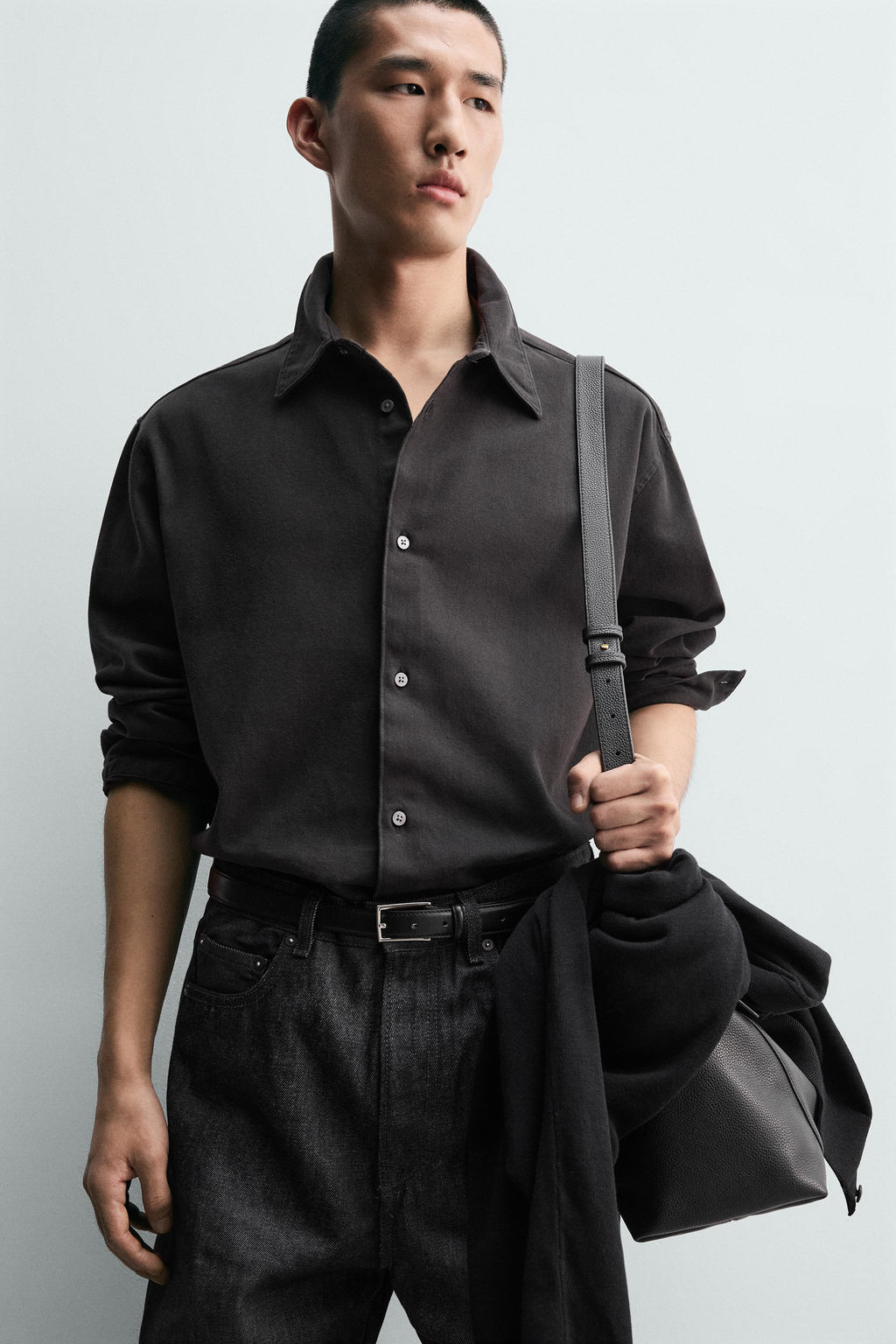 COLOURED DENIM SHIRT - Zara фото 6