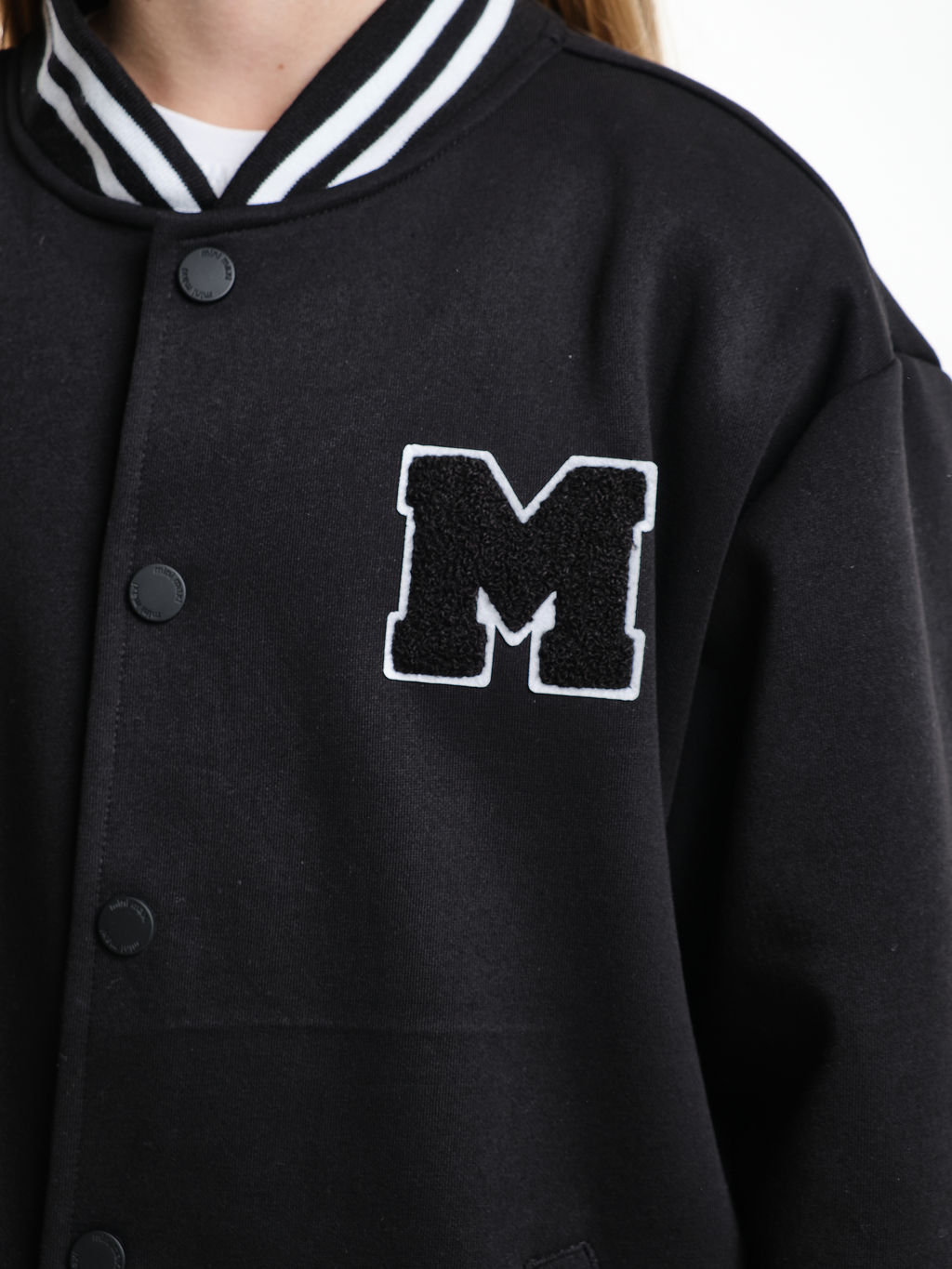 Бомбер (джемпер) 33-25015 черный